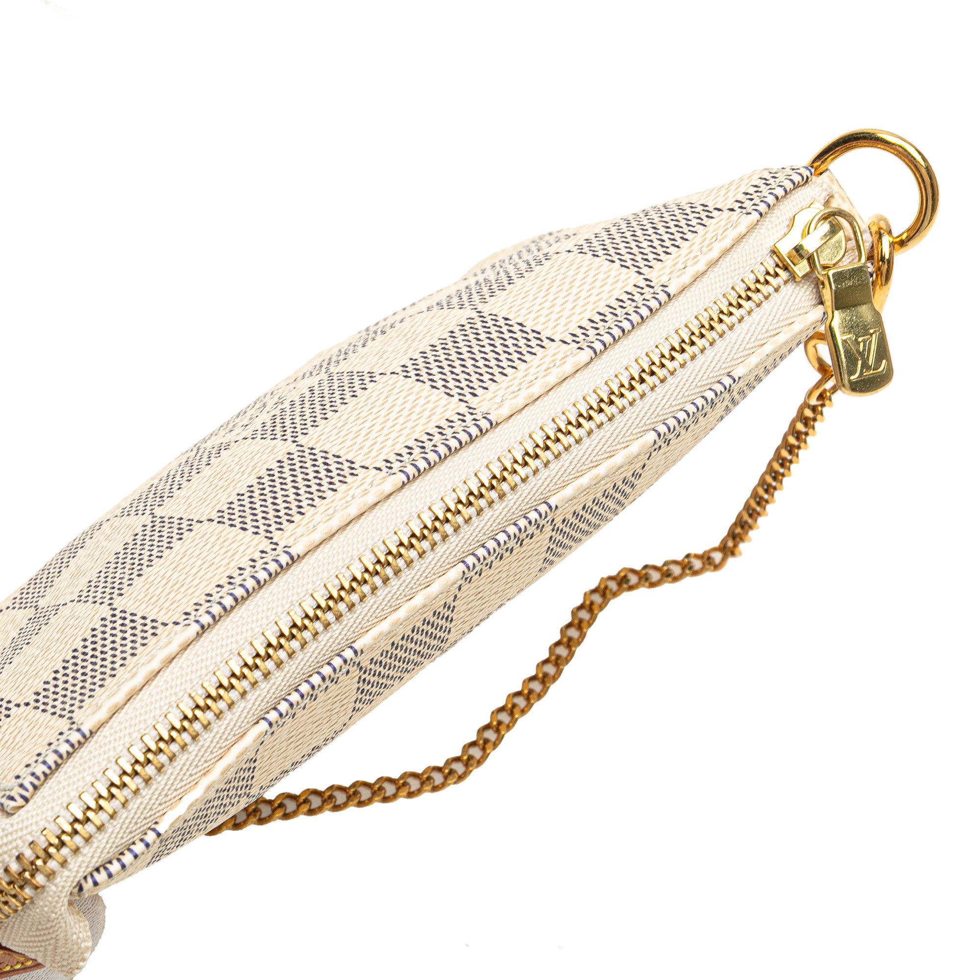 Louis Vuitton Louis Vuitton Damier Azur Mini Pochette Accessoires Size ONE SIZE - 9 Thumbnail