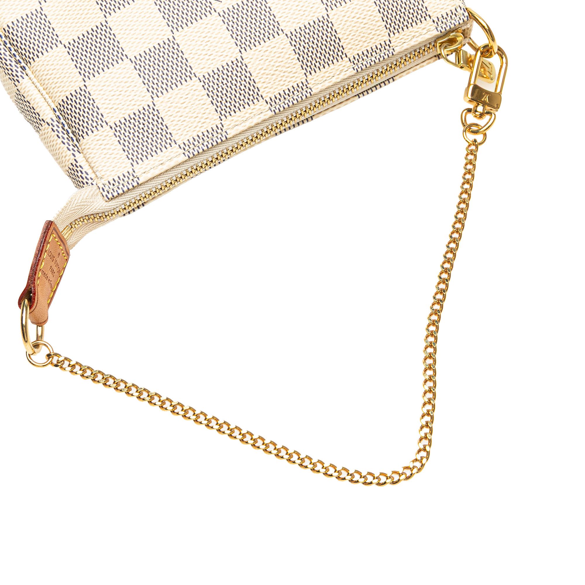 Louis Vuitton Louis Vuitton Damier Azur Mini Pochette Accessoires Size ONE SIZE - 10 Thumbnail