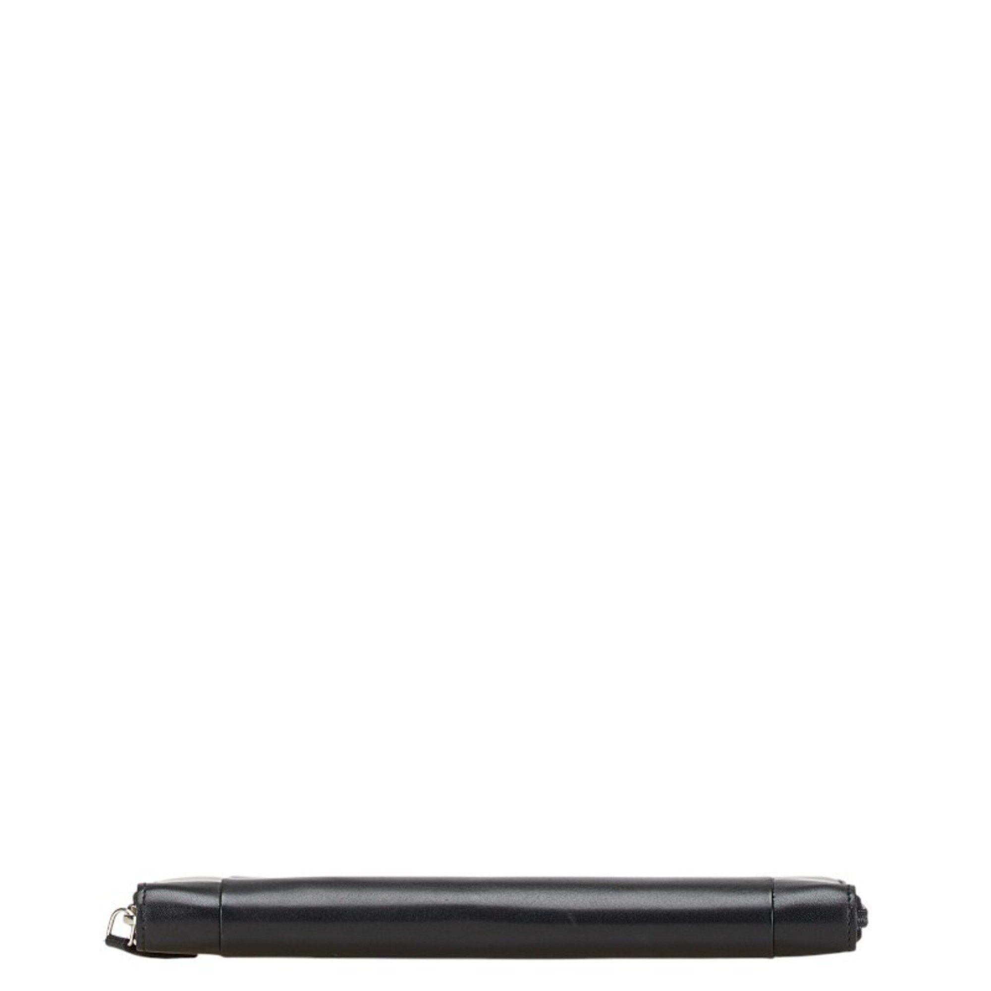 Salvatore Ferragamo Salvatore Ferragamo Women's Long Wallet with Travel Case in Black Leather Size ONE SIZE - 3 Thumbnail