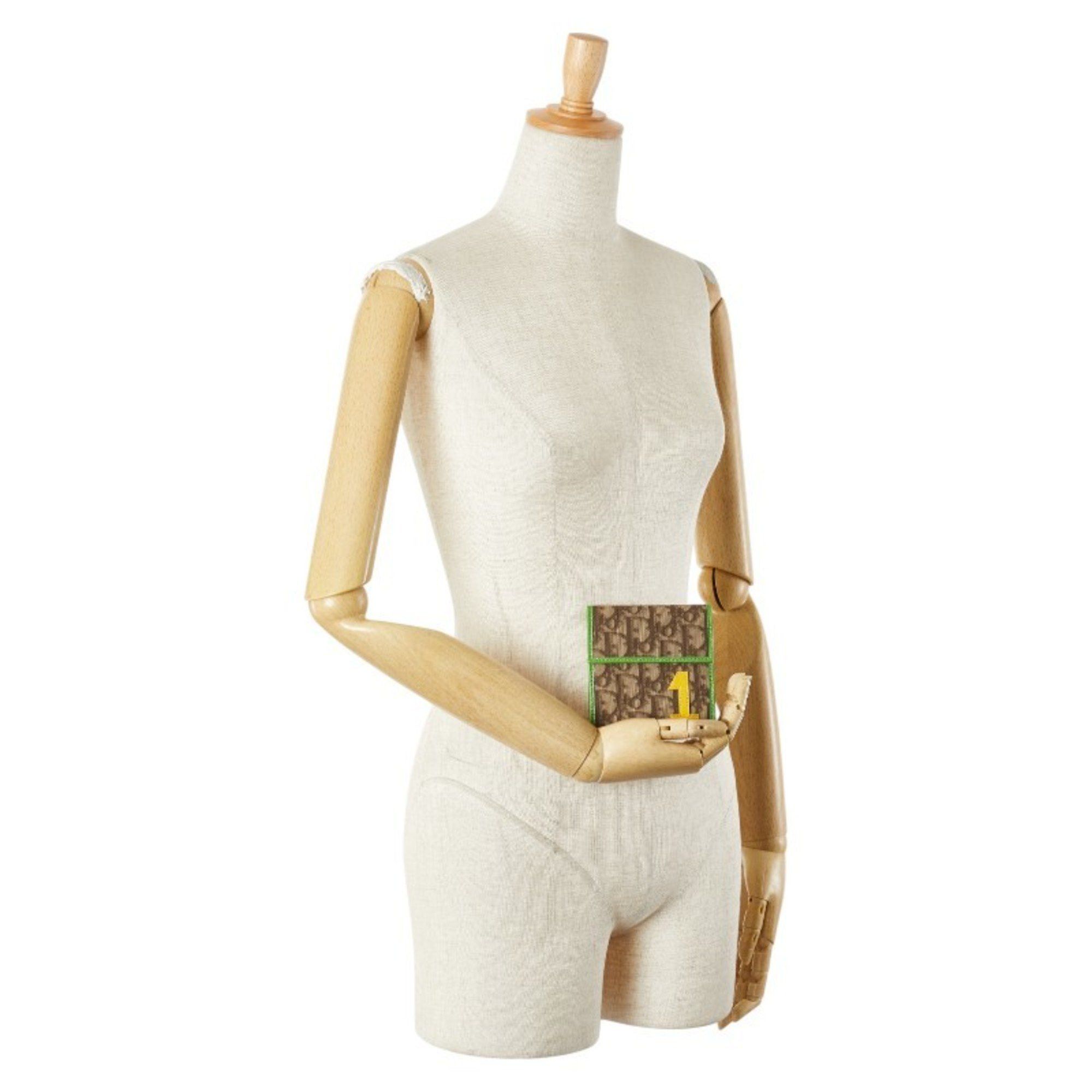 Christian Dior Dior Trotter No. 1 Tri-fold Wallet in Beige