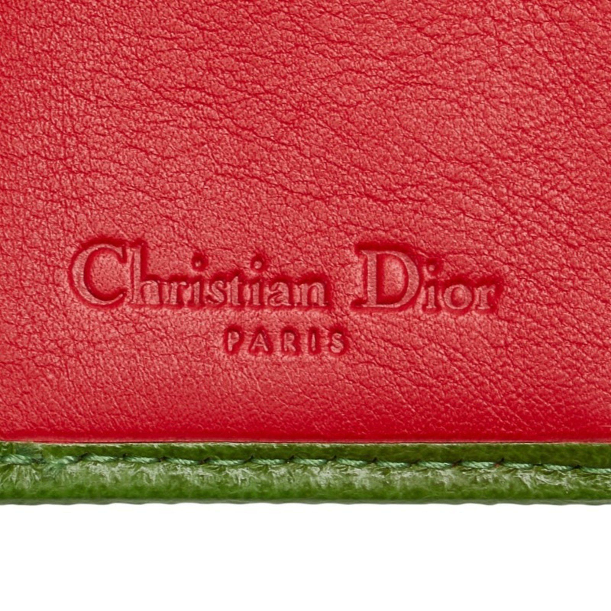 Christian Dior Dior Trotter No. 1 Tri-fold Wallet in Beige