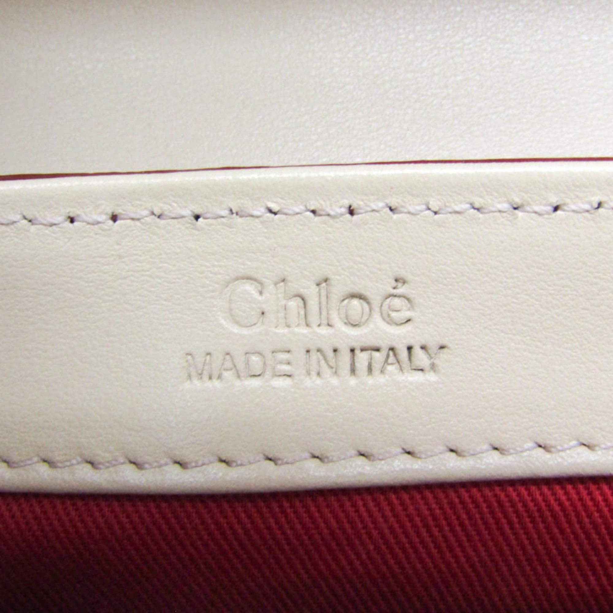 Chloe Chloé Chloe C Mini Women's Leather Handbag,Shoulder Bag Light Beige,Red Color Size ONE SIZE - 13 Thumbnail