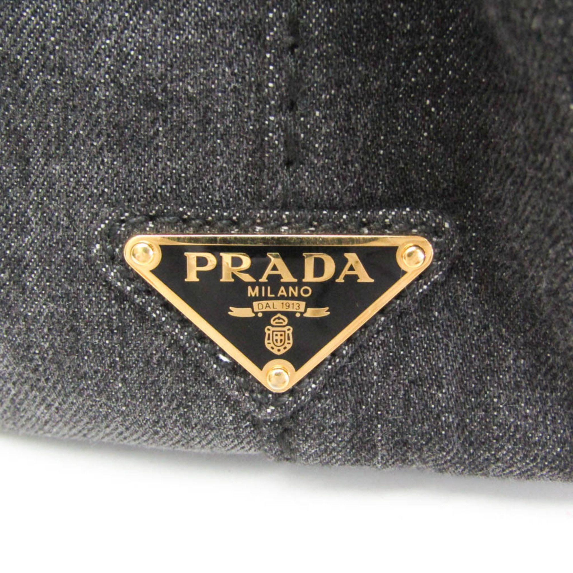 Prada Prada Canapa 1BG439 Women's Canapa Shoulder Bag,Tote Bag Black,Nero Size ONE SIZE - 8 Thumbnail