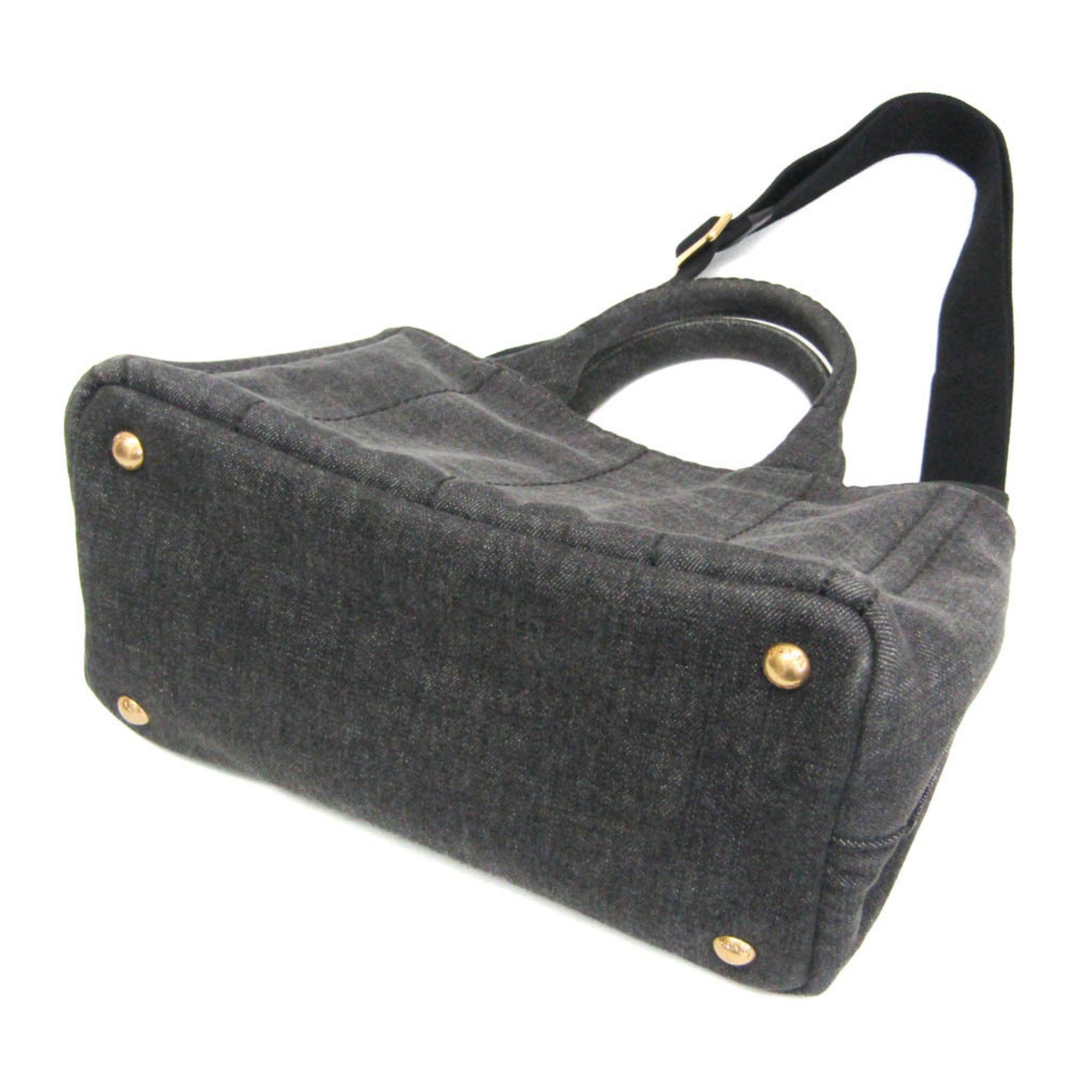 Prada Prada Canapa 1BG439 Women's Canapa Shoulder Bag,Tote Bag Black,Nero Size ONE SIZE - 3 Thumbnail