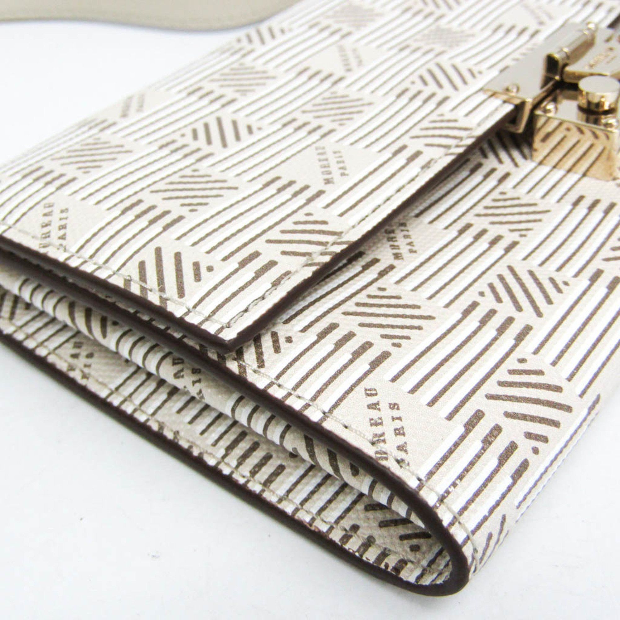 Other Moreau GIGI PHONE CLUTCH Women's Leather Clutch Bag,Shoulder Bag Light Beige Size ONE SIZE - 5 Thumbnail