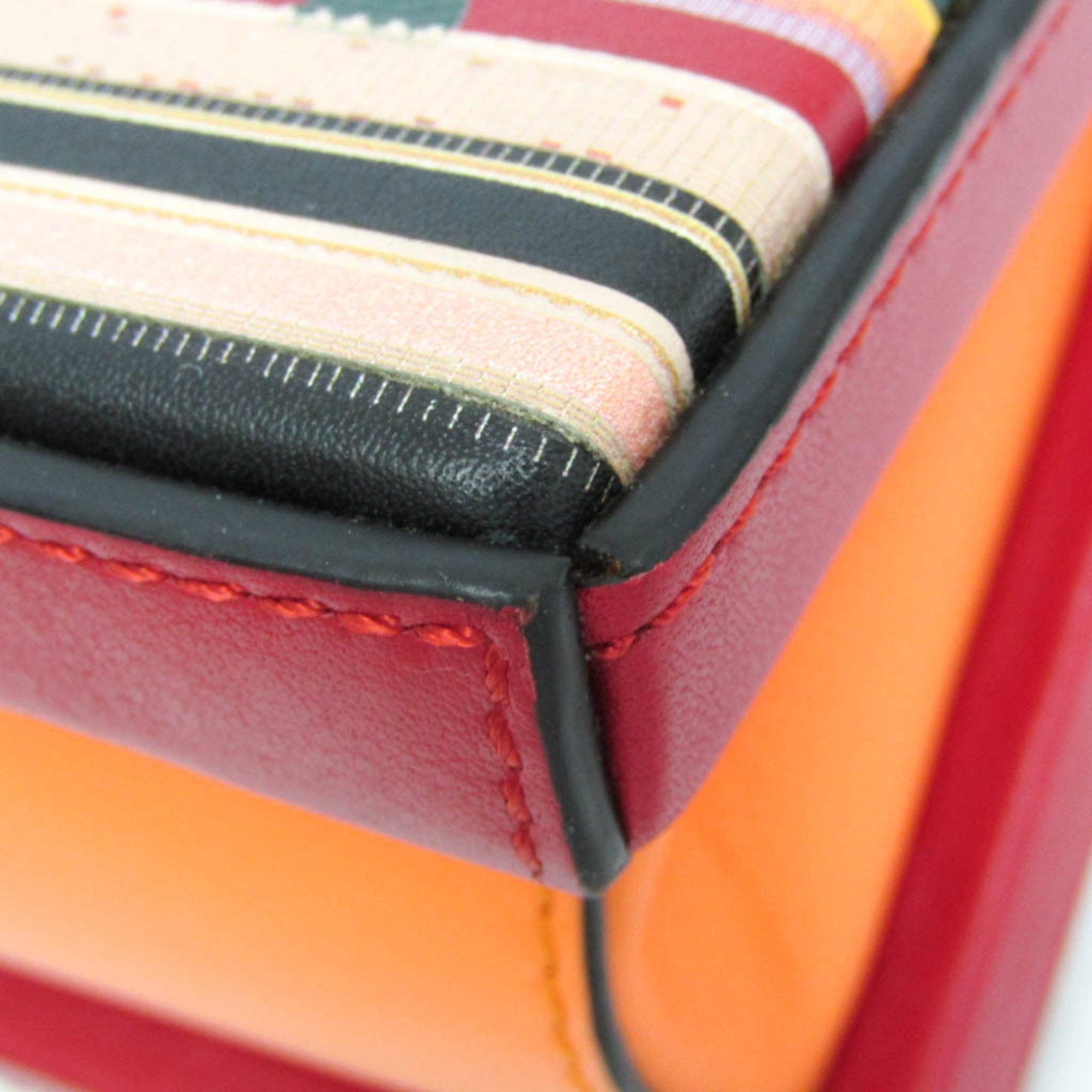 Loewe Loewe POSTAL Small Bag BEIJIN 309.37.W85 Women's Leather Handbag,Shoulder Bag Orange,Red Color Size ONE SIZE - 5 Thumbnail