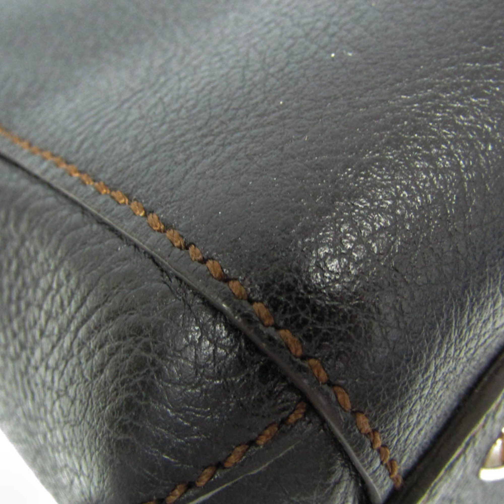 Cartier Cartier Marcello Small Boston Bag Women's Leather Boston Bag,Shoulder Bag Black Size ONE SIZE - 6 Thumbnail