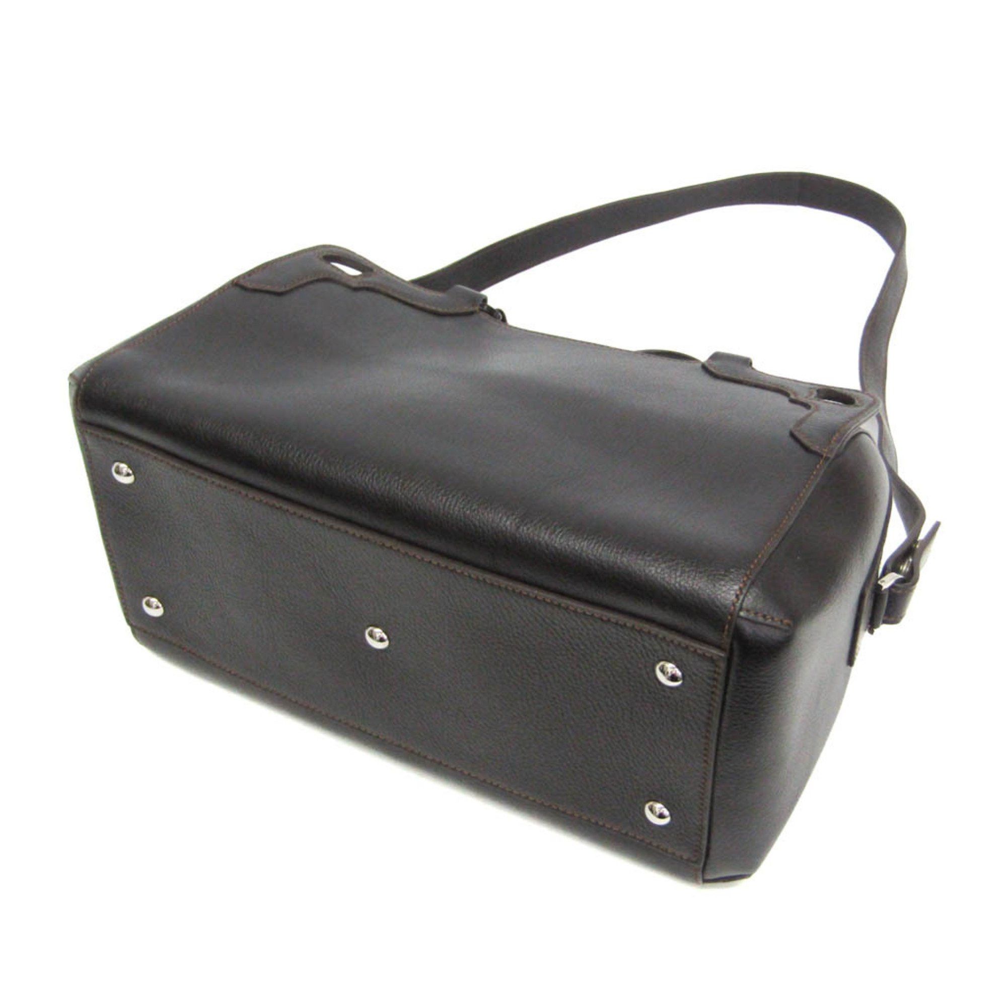 Cartier Cartier Marcello Small Boston Bag Women's Leather Boston Bag,Shoulder Bag Black Size ONE SIZE - 3 Thumbnail