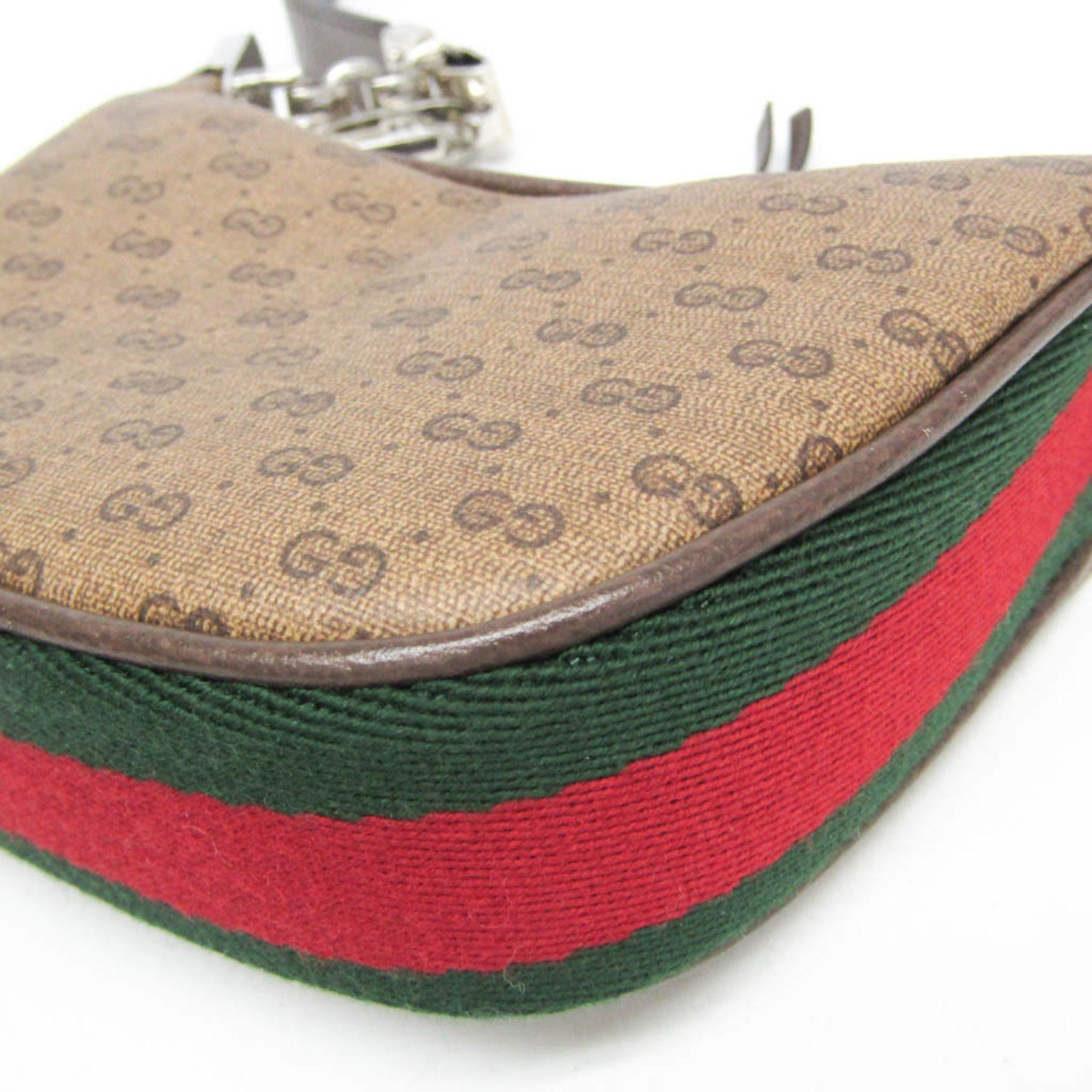 Gucci Gucci Mini Pouch 718512 Women's PVC,Leather Handbag,Shoulder Bag Beige Size ONE SIZE - 5 Thumbnail