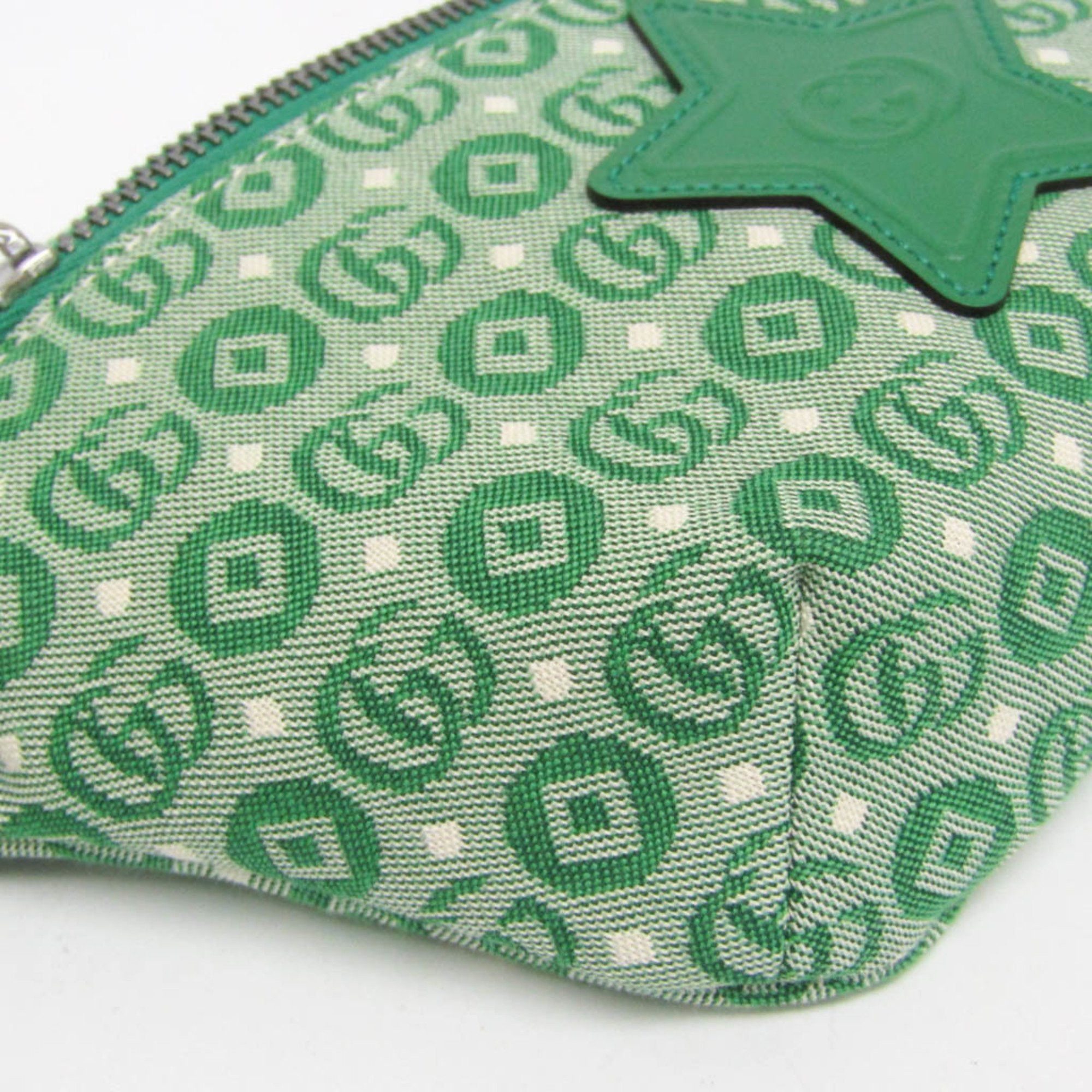 Gucci Gucci Interlocking G Childrens Belt Bag 502095 Boys,Girls Canvas Fanny Pack Green Size ONE SIZE - 7 Thumbnail