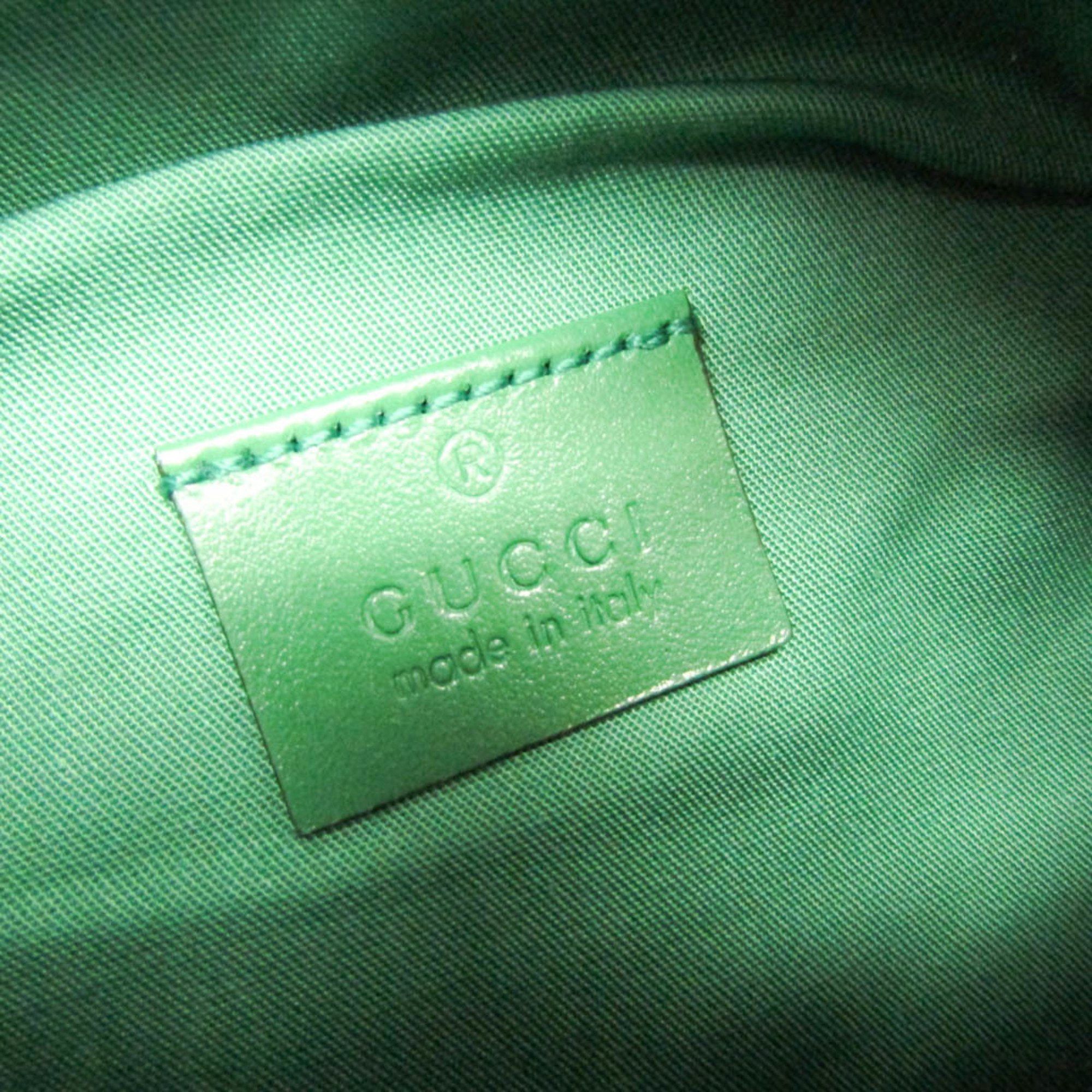 Gucci Gucci Interlocking G Childrens Belt Bag 502095 Boys,Girls Canvas Fanny Pack Green Size ONE SIZE - 11 Thumbnail