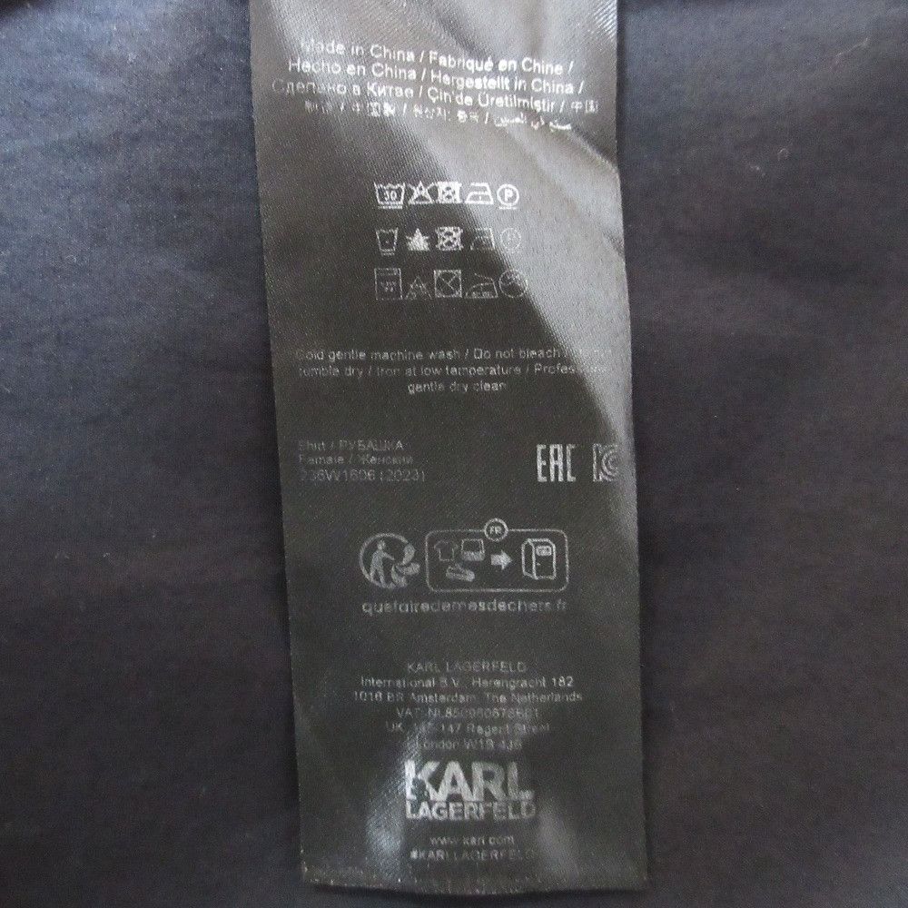 Other Other Karl Lagerfeld Embroidery Cotton Shirt Cotton Dress Shirt DUTY FREE for USA Size ONE SIZE - 10 Thumbnail
