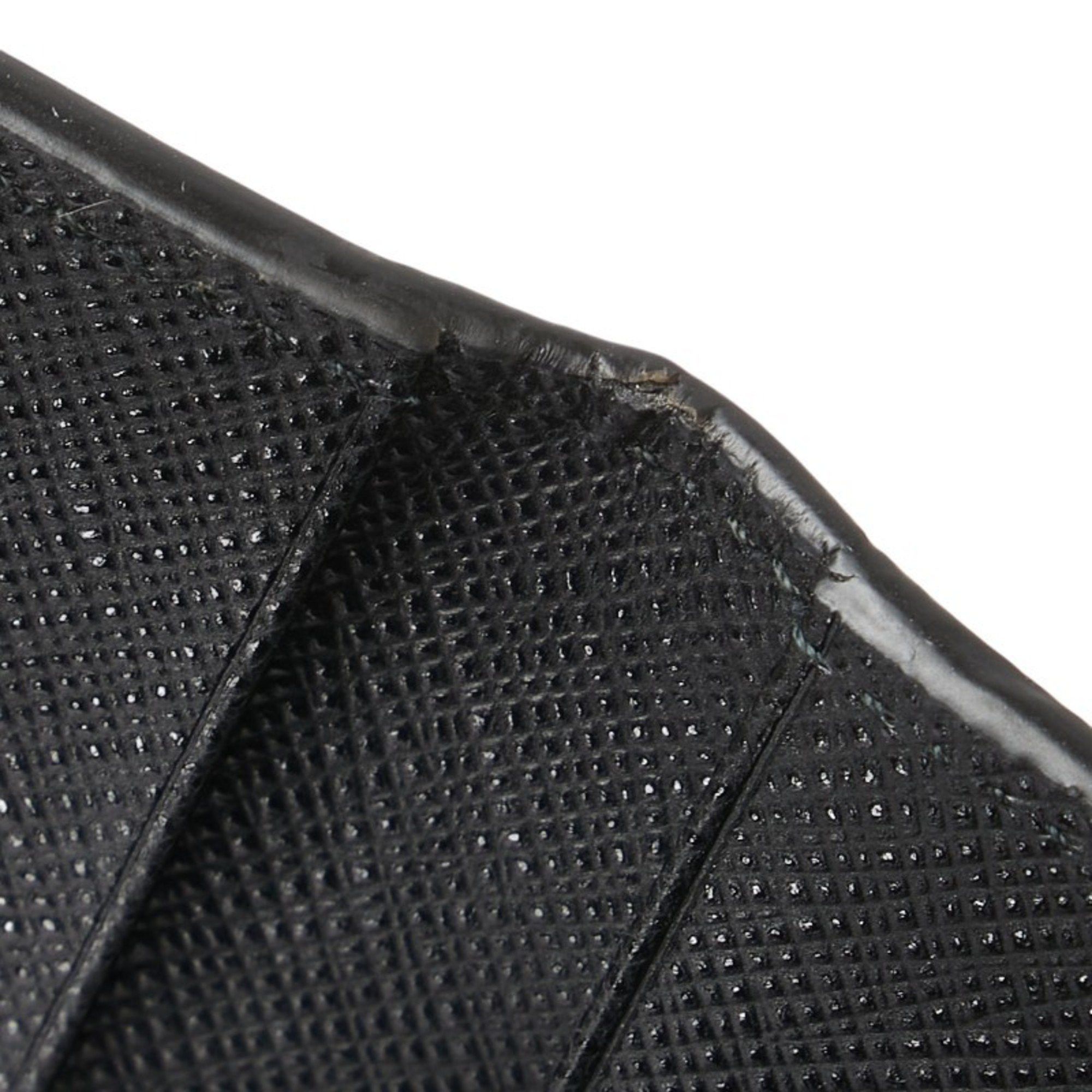 Prada Prada Logo Saffiano Key Case in Black Leather for Women Size ONE SIZE - 5 Thumbnail