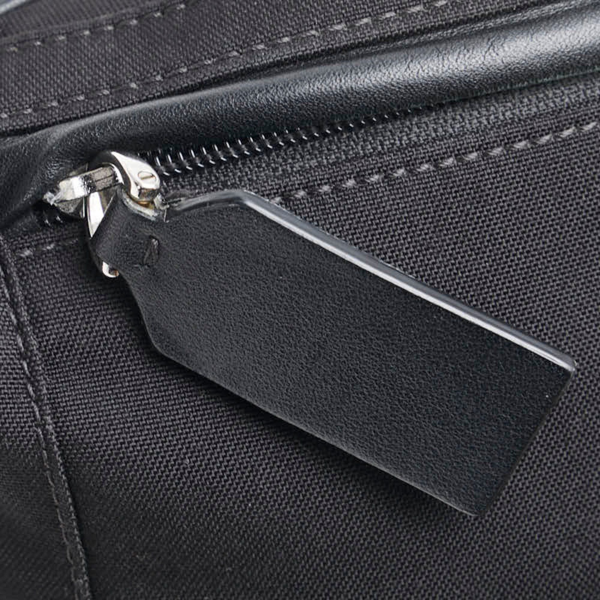 Valentino Valentino V Logo Body Bag/Belt Bag in Black Canvas and Leather for Women. Size ONE SIZE - 8 Thumbnail