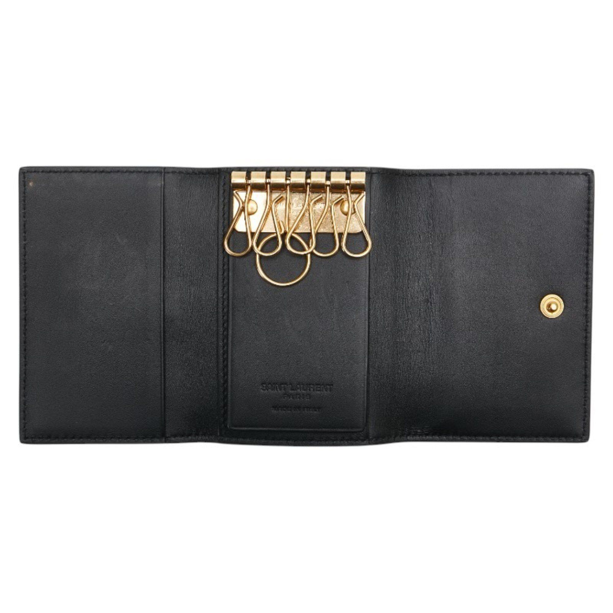 Saint Laurent Paris Saint Laurent 6-ring key case 360432 Black leather Women's SAINT LAURENT Size ONE SIZE - 6 Thumbnail