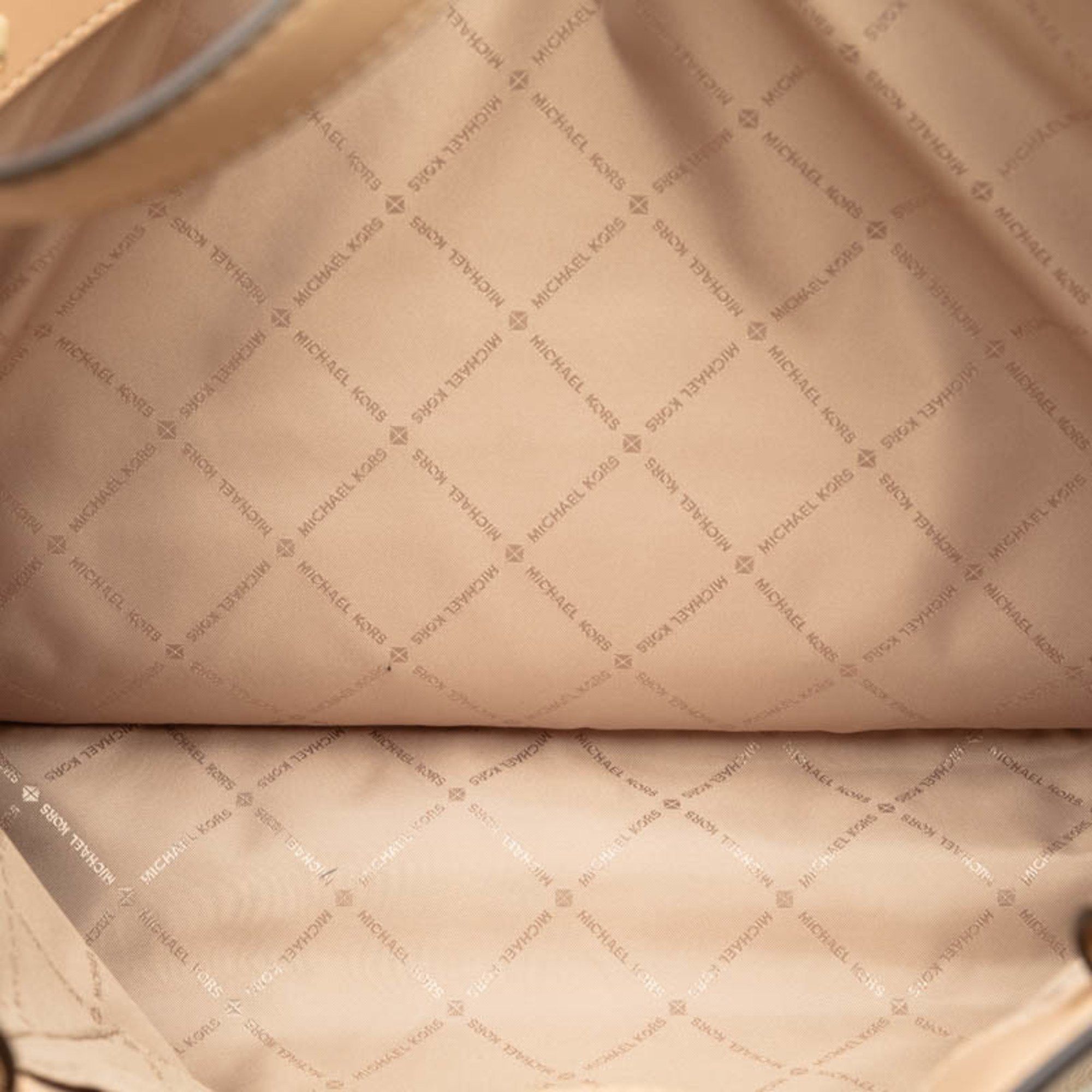 Michael Kors Michael Kors Jet Set Travel logo shoulder bag tote in beige leather for women. Size ONE SIZE - 6 Thumbnail