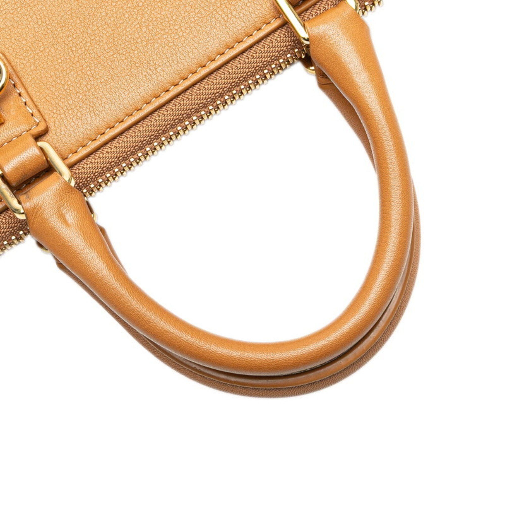 Loewe LOEWE Amazona Pouch, round zipper, long wallet, handbag, shoulder bag, 2-way, C039U10X01, brown nappa calf leather, women's Size ONE SIZE - 4 Thumbnail
