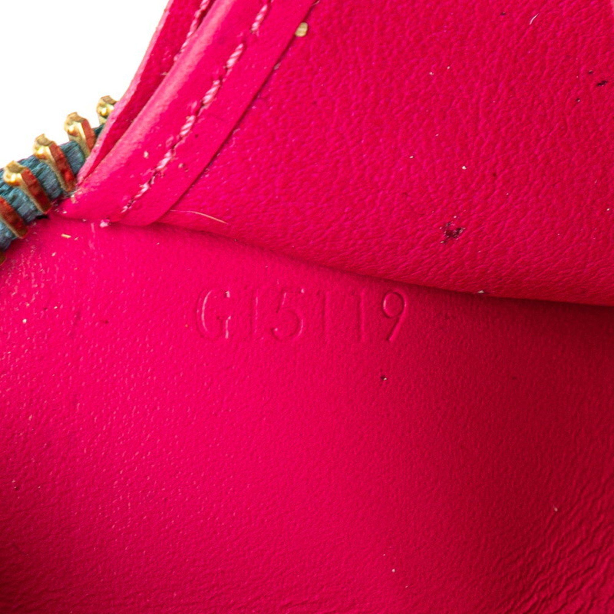 Louis Vuitton Louis Vuitton Monogram Vernis 2020 Valentine's Day Limited Edition Zippy Wallet, Round Zipper Long Wallet M90520, Blue, Pink, Multicolor Patent Leather, Women's LOUIS VUITTON Size ONE SIZE - 12 Thumbnail