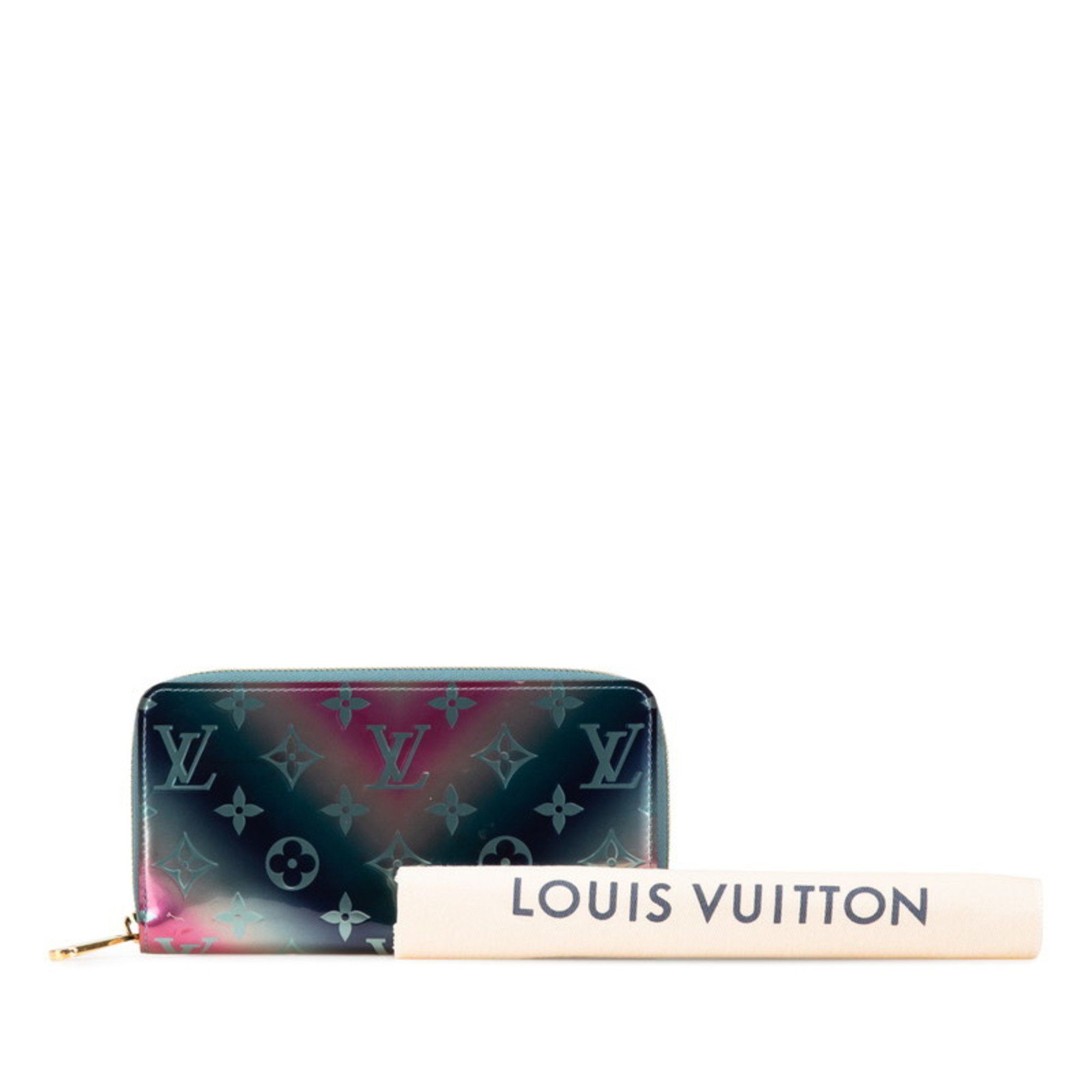 Louis Vuitton Louis Vuitton Monogram Vernis 2020 Valentine's Day Limited Edition Zippy Wallet, Round Zipper Long Wallet M90520, Blue, Pink, Multicolor Patent Leather, Women's LOUIS VUITTON Size ONE SIZE - 13 Thumbnail