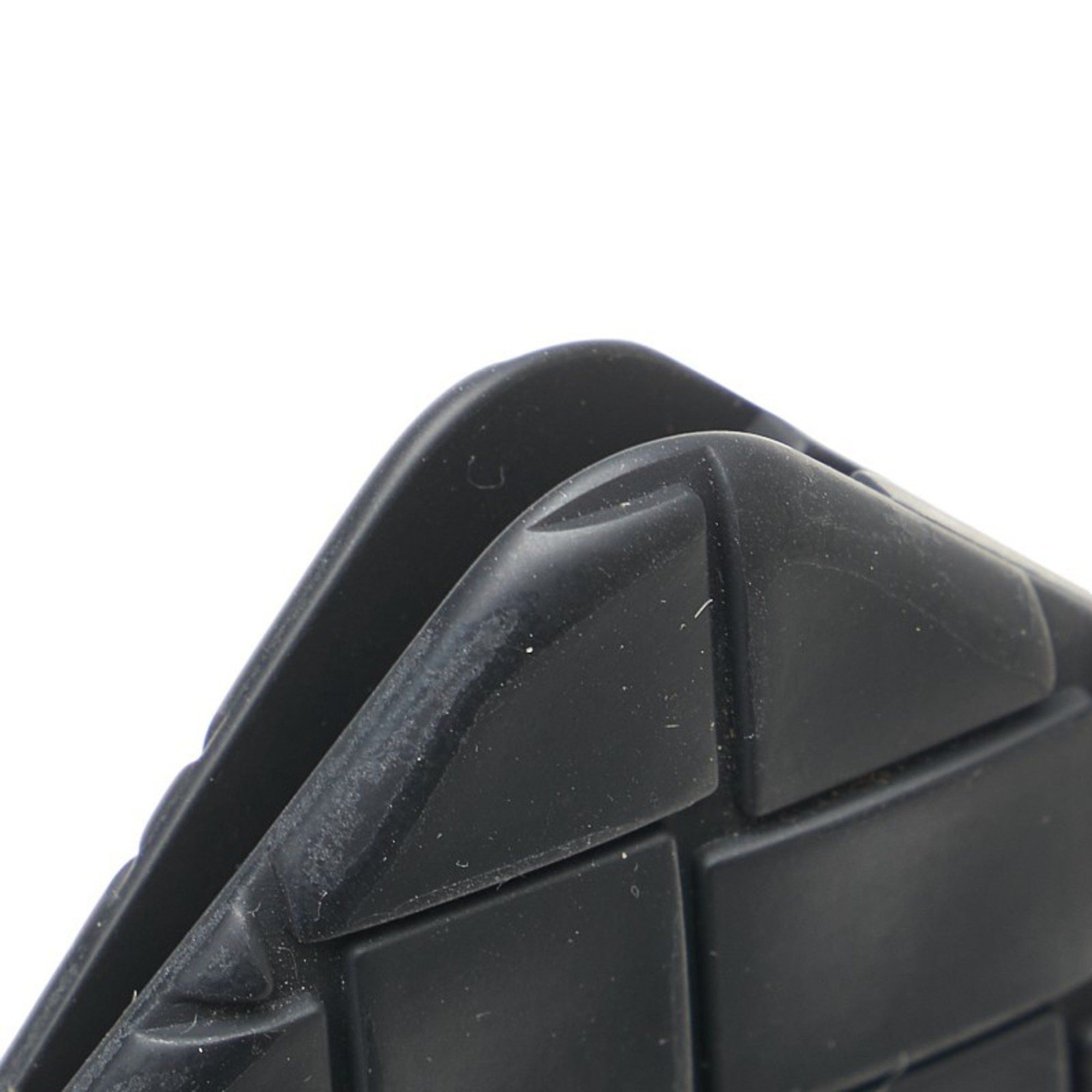 Bottega Veneta Bottega Veneta Intrecciato Bi-fold Wallet Black Rubber Women's BOTTEGAVENETA Size ONE SIZE - 9 Thumbnail