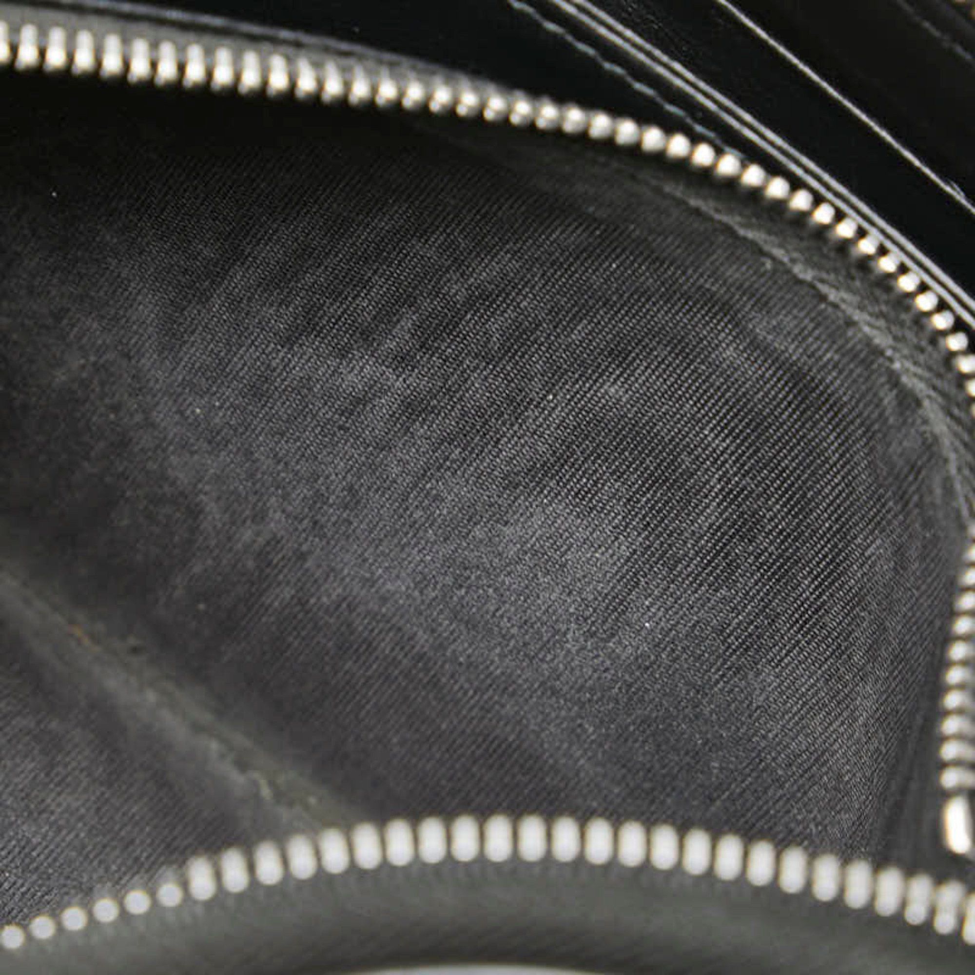 Prada Prada Logo Saffiano Long Wallet in Black Leather for Women Size ONE SIZE - 6 Thumbnail