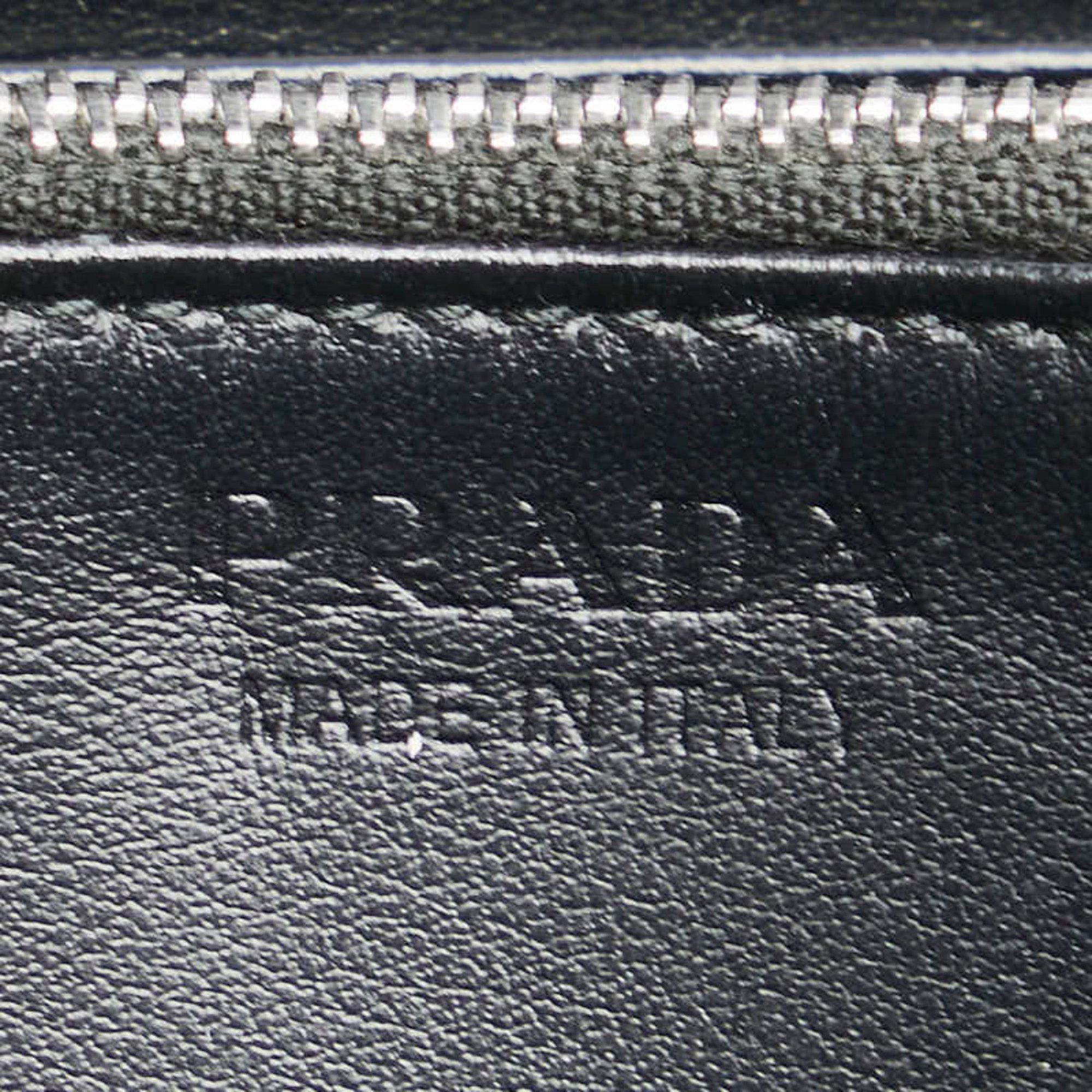 Prada Prada Logo Saffiano Long Wallet in Black Leather for Women Size ONE SIZE - 10 Thumbnail