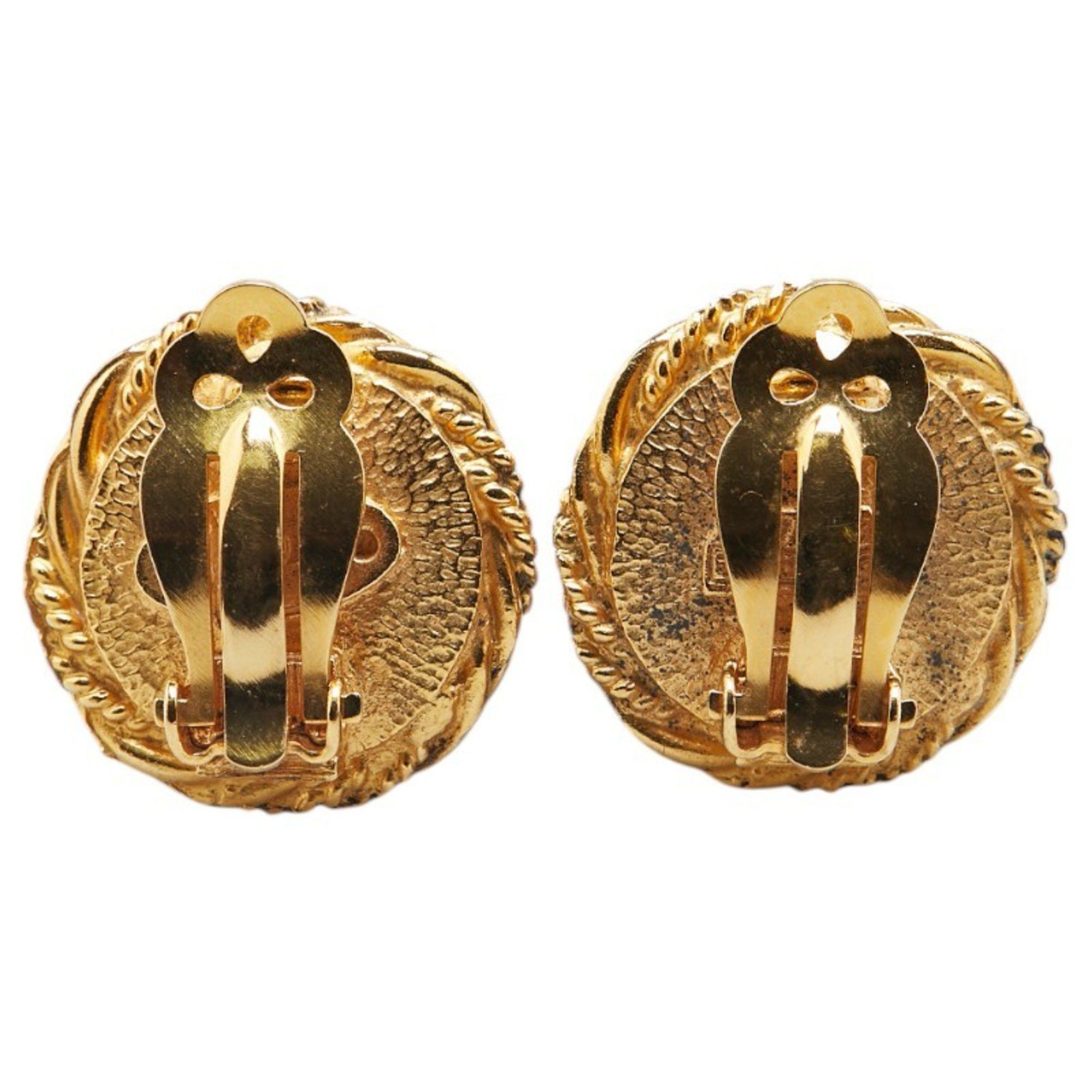 Chanel CHANEL Vintage Pearl Earrings, Gold Plated, Women's Size ONE SIZE - 3 Thumbnail