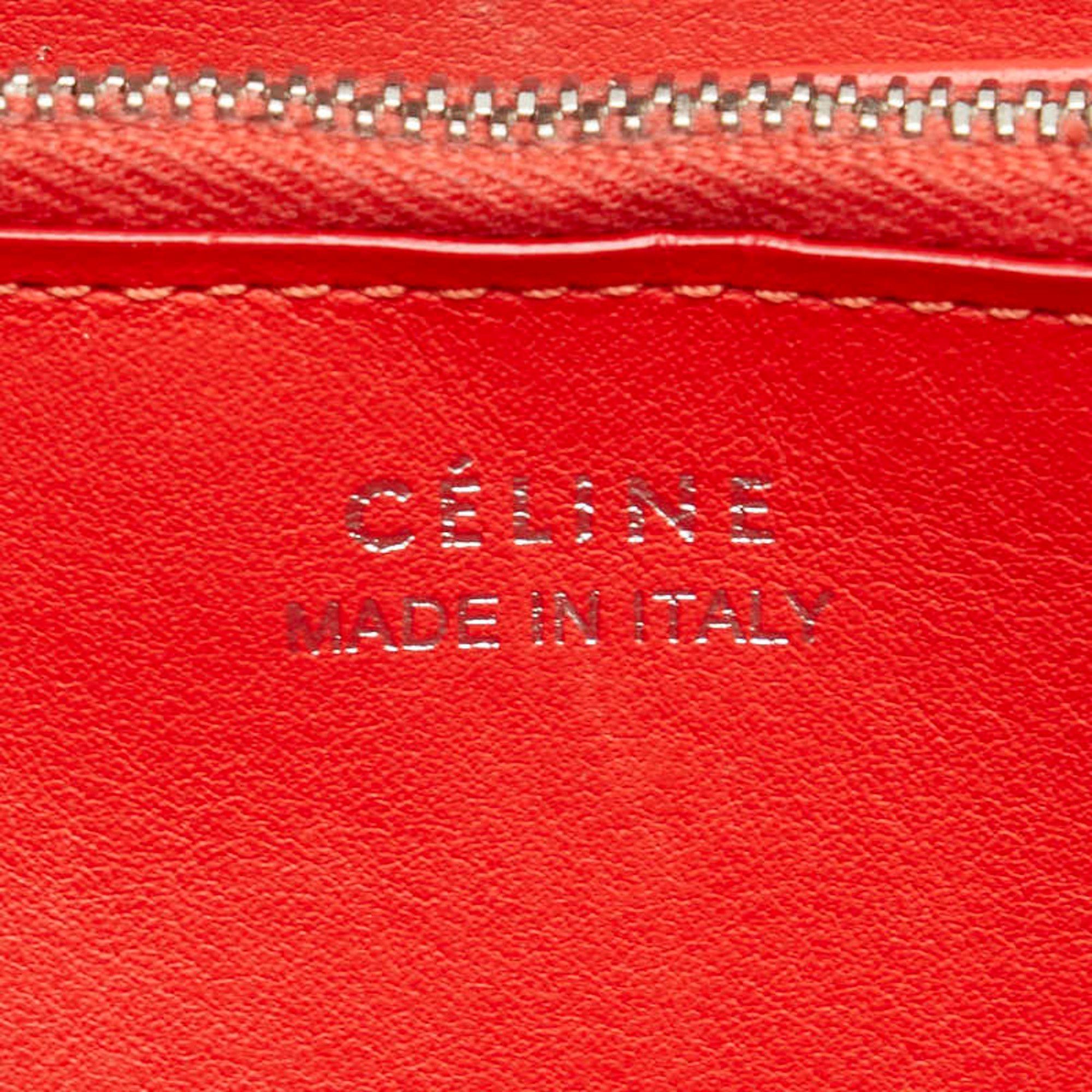 Celine Celine logo long wallet in brown leather for women. Size ONE SIZE - 10 Thumbnail