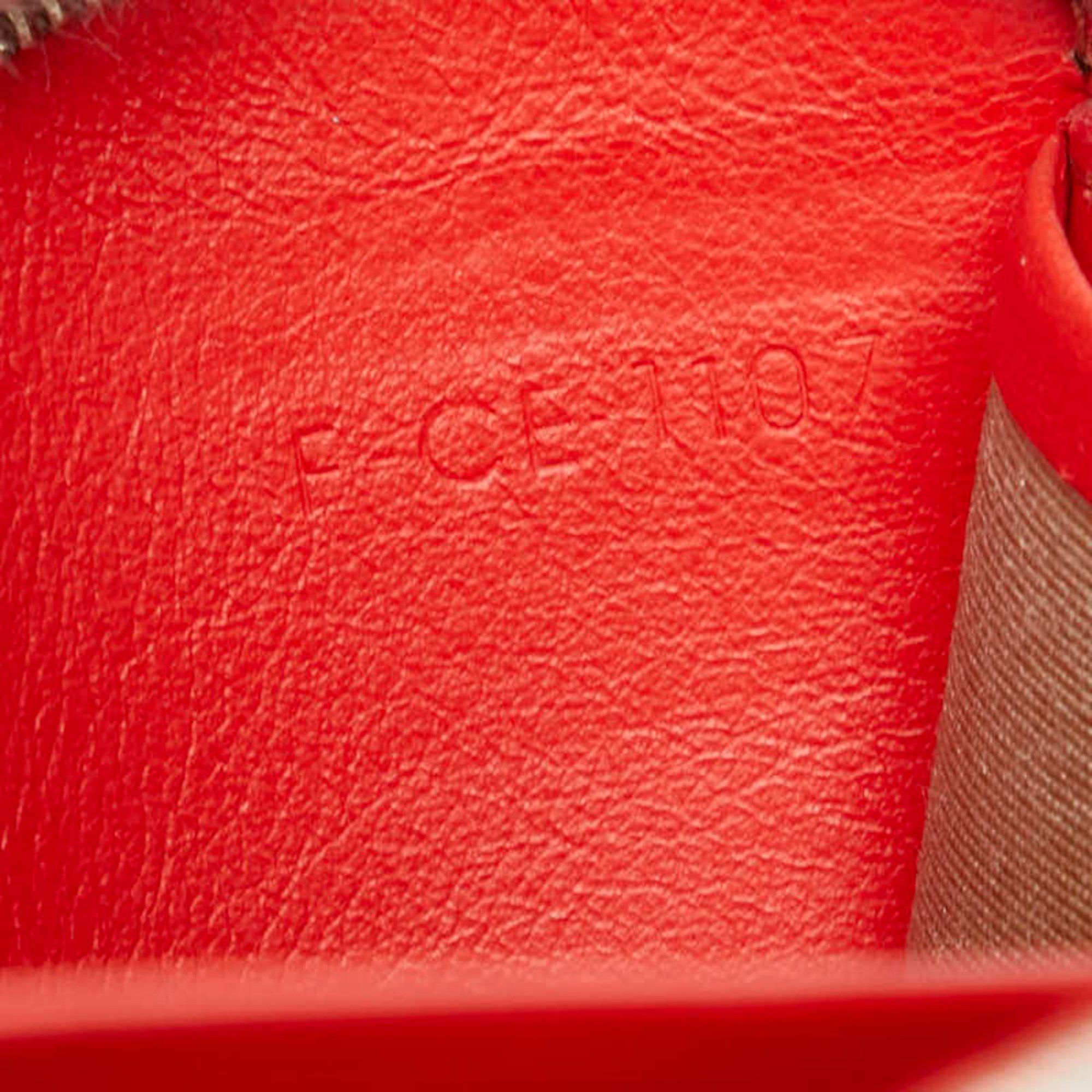 Celine Celine logo long wallet in brown leather for women. Size ONE SIZE - 9 Thumbnail