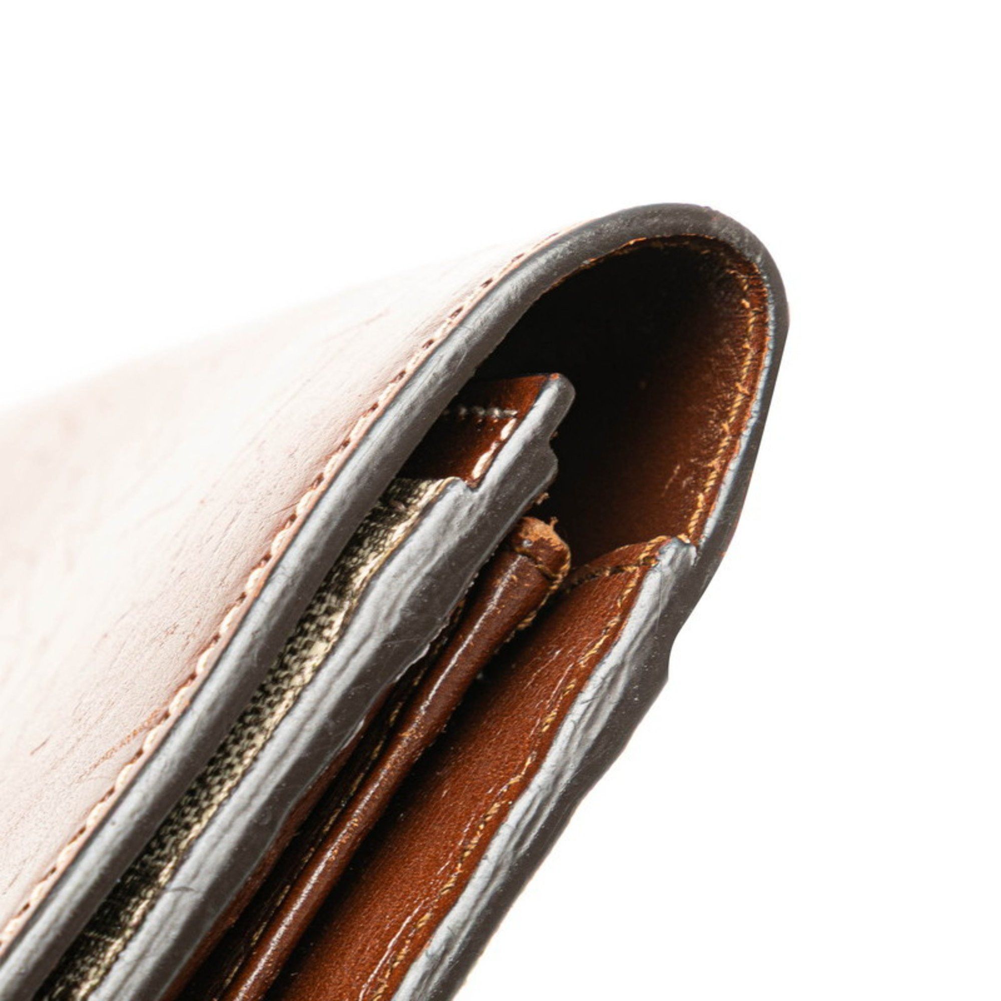 Gucci Gucci GG Supreme Long Wallet 410100 Beige Brown Leather Women's GUCCI Size ONE SIZE - 5 Thumbnail