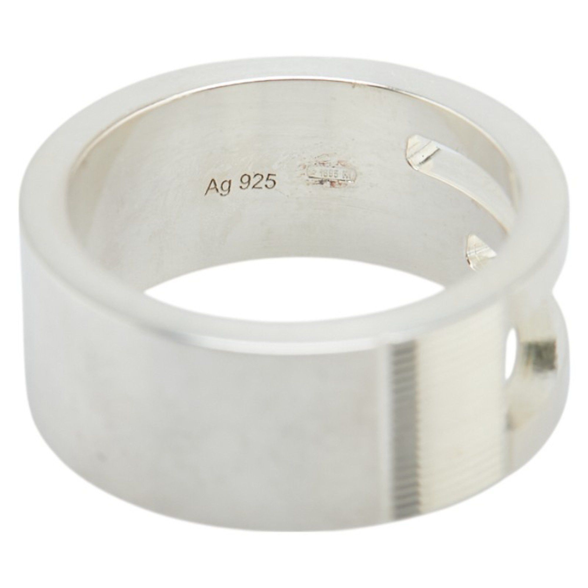 Gucci Gucci Cutout G Ring #11 SV925 Silver Women's GUCCI Size ONE SIZE - 6 Thumbnail