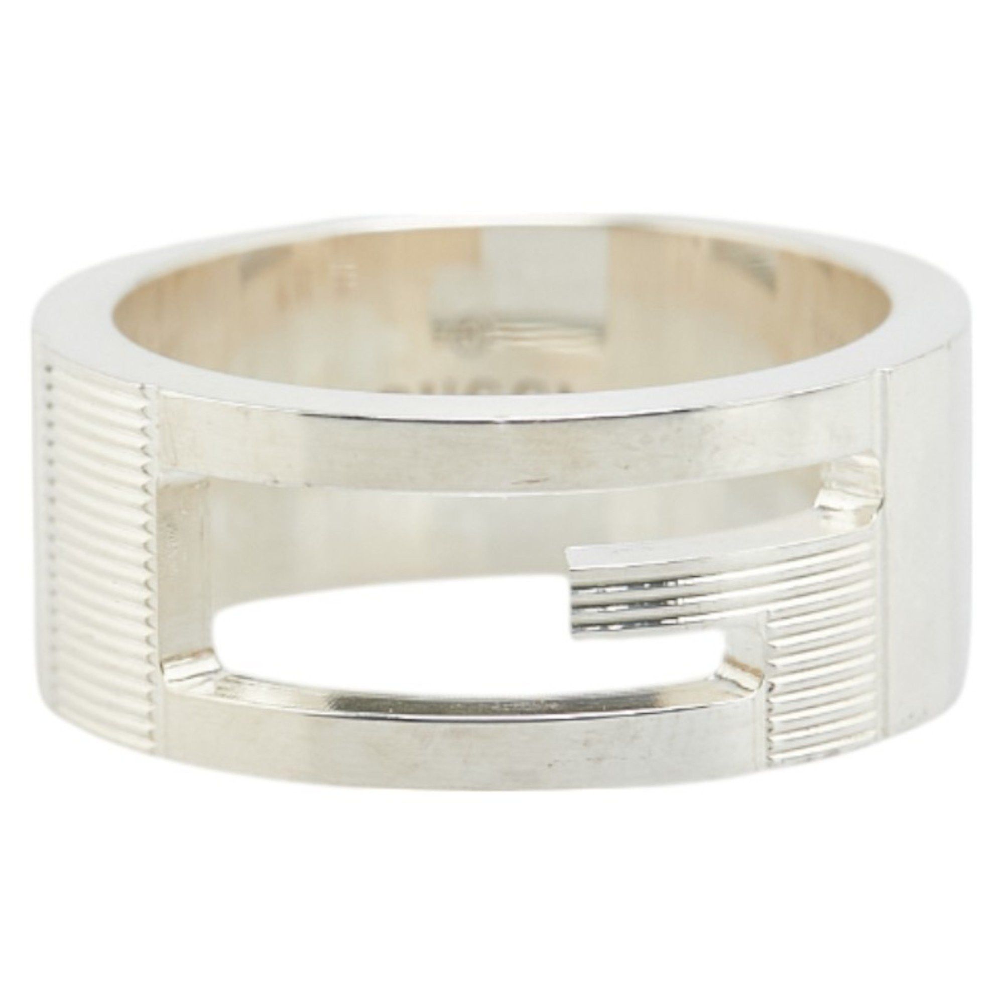 Gucci Gucci Cutout G Ring #11 SV925 Silver Women's GUCCI Size ONE SIZE - 2 Thumbnail