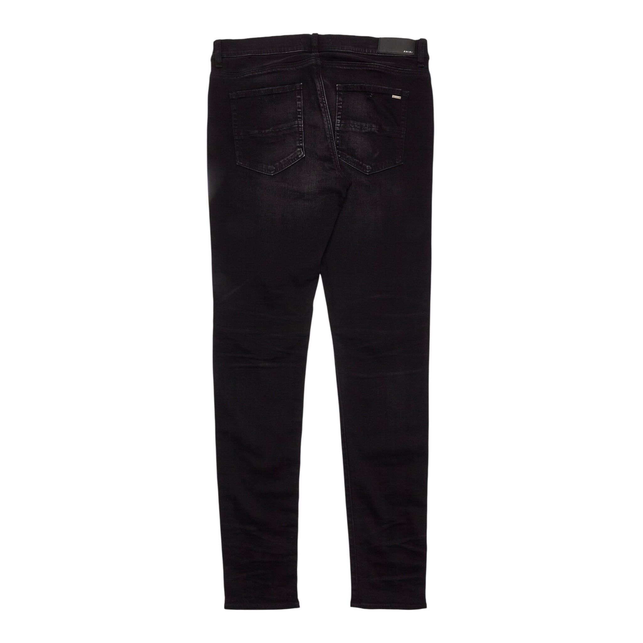 Amiri Amiri MX1 Ultrasuede Patch Jeans Aged Black Violet Size US 36 / EU 52 - 2 Thumbnail