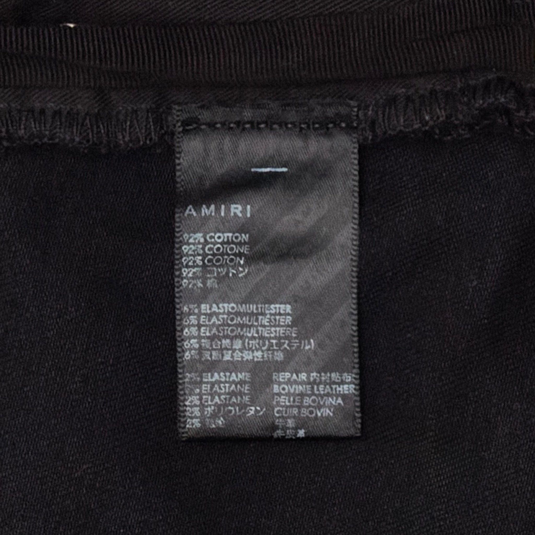 Amiri Amiri MX1 Ultrasuede Patch Jeans Aged Black Violet Size US 36 / EU 52 - 6 Thumbnail
