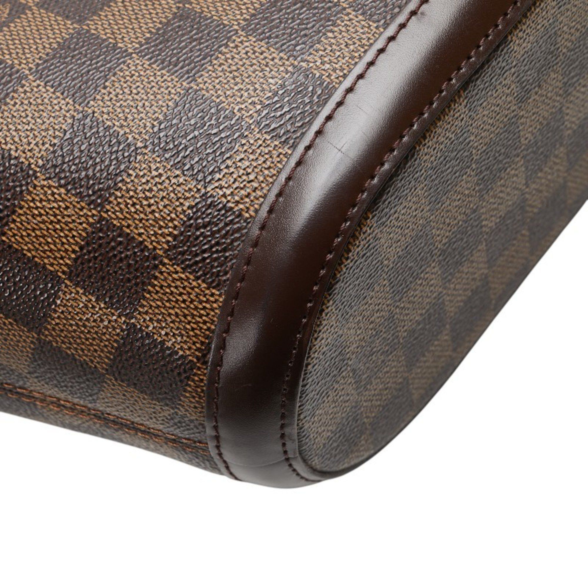 Louis Vuitton Louis Vuitton Damier Manosque PM Tote Bag/Shoulder Bag N51121 Brown Leather Women's LOUIS VUITTON Size ONE SIZE - 15 Thumbnail