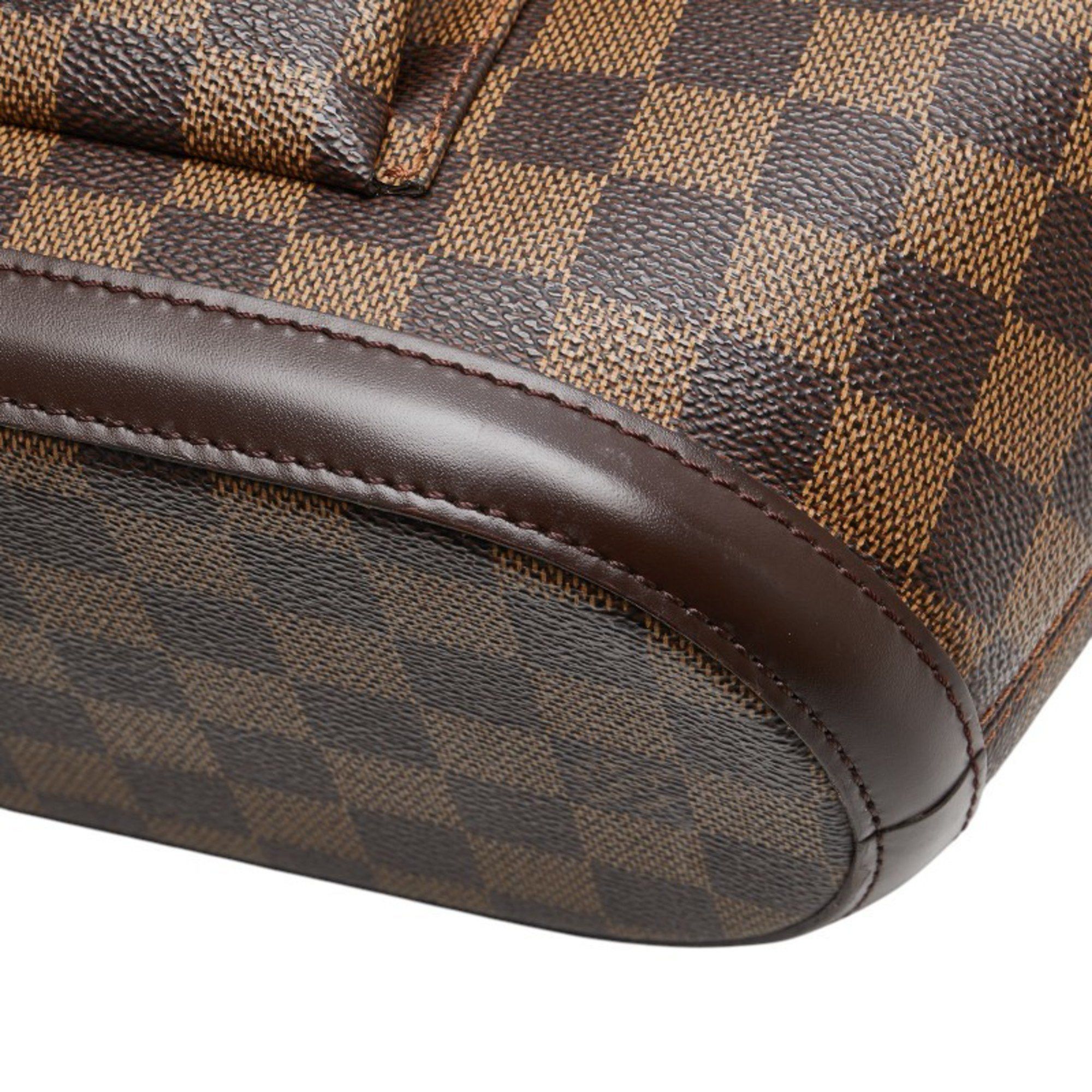 Louis Vuitton Louis Vuitton Damier Manosque PM Tote Bag/Shoulder Bag N51121 Brown Leather Women's LOUIS VUITTON Size ONE SIZE - 13 Thumbnail