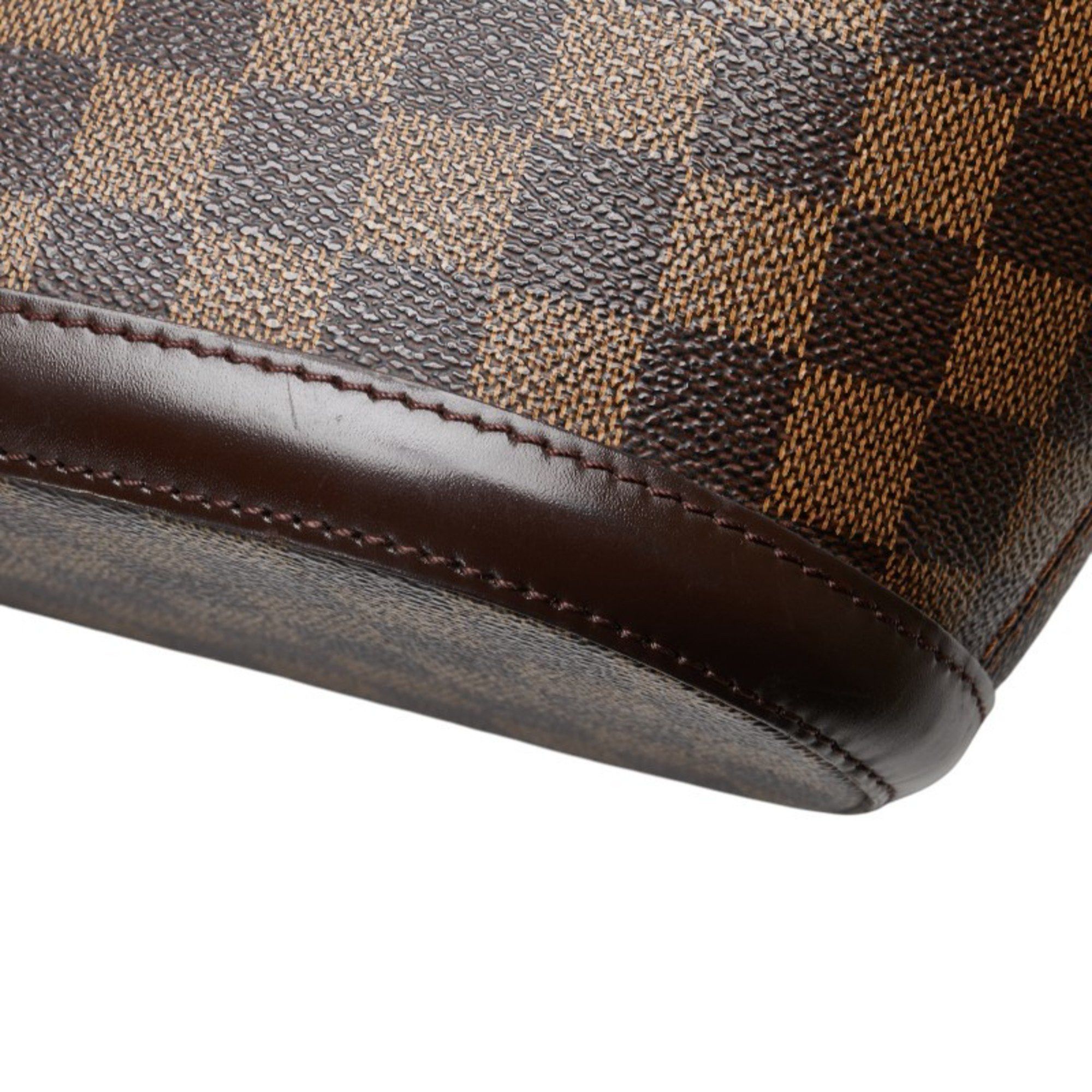 Louis Vuitton Louis Vuitton Damier Manosque PM Tote Bag/Shoulder Bag N51121 Brown Leather Women's LOUIS VUITTON Size ONE SIZE - 14 Thumbnail
