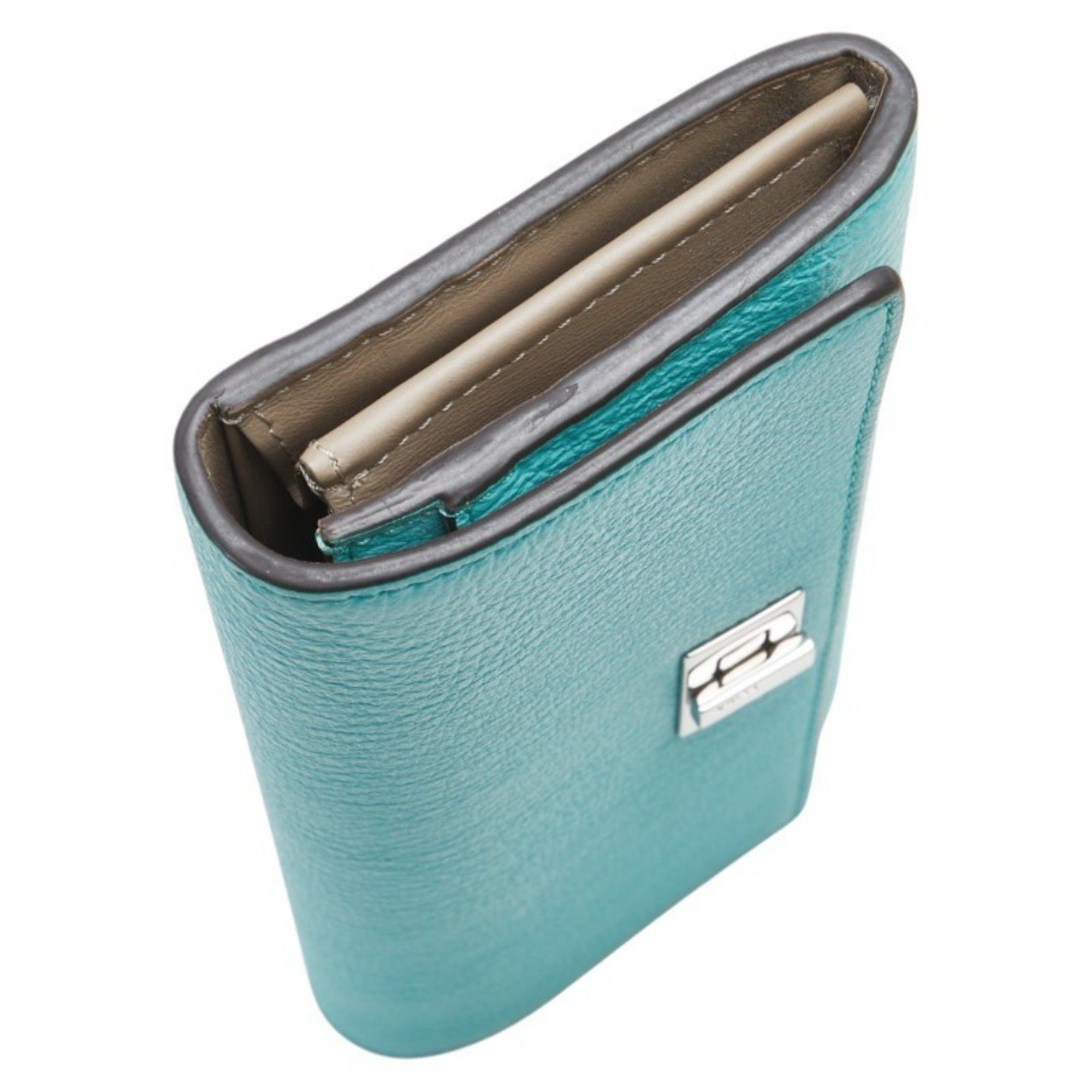 Fendi Fendi Peekaboo Long Wallet 8M0427 Light Blue Leather Women's FENDI Size ONE SIZE - 6 Thumbnail