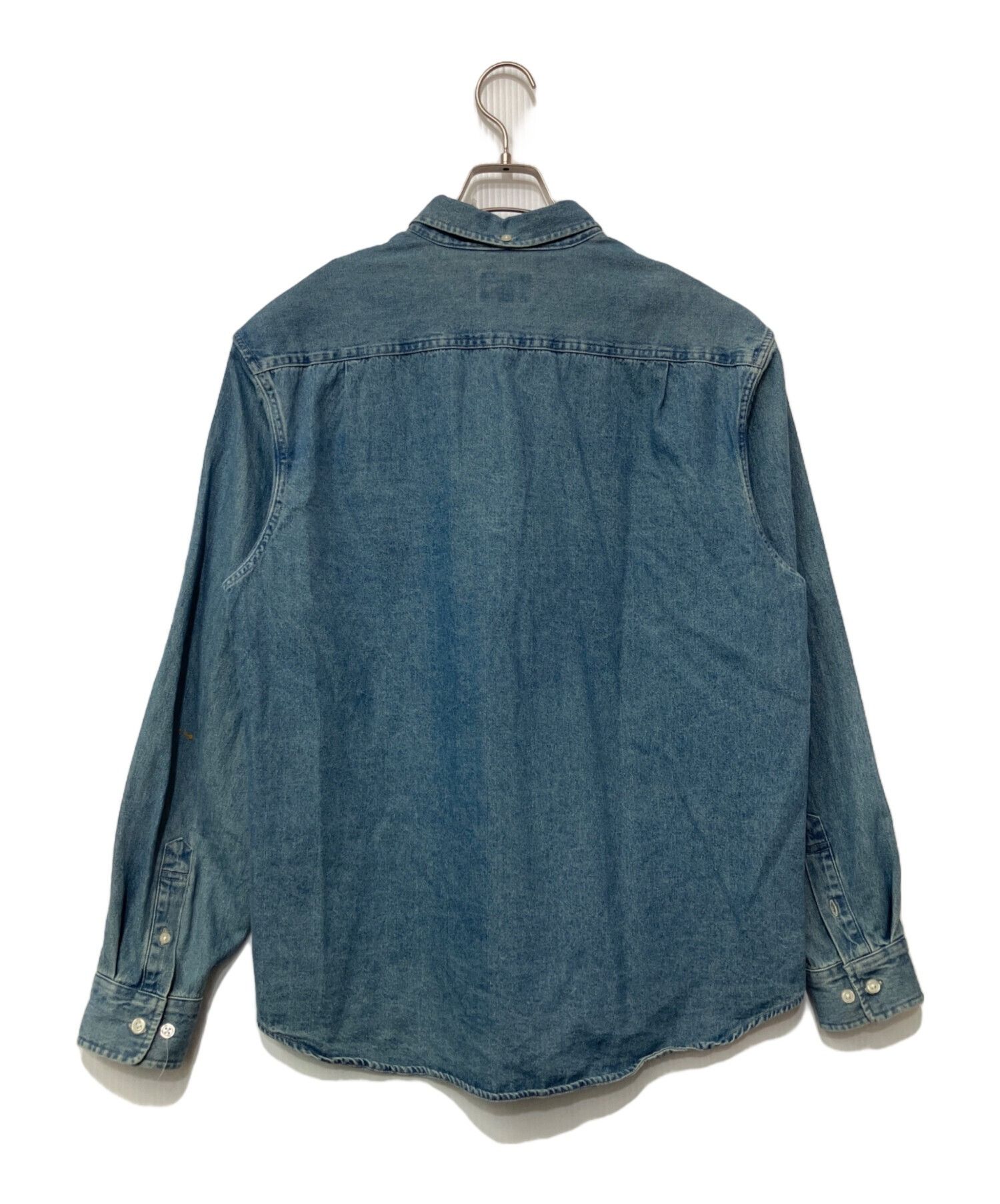 Supreme SUPREME Long-sleeved Shirt Indigo Size M Size US M / EU 48-50 / 2 - 2 Thumbnail