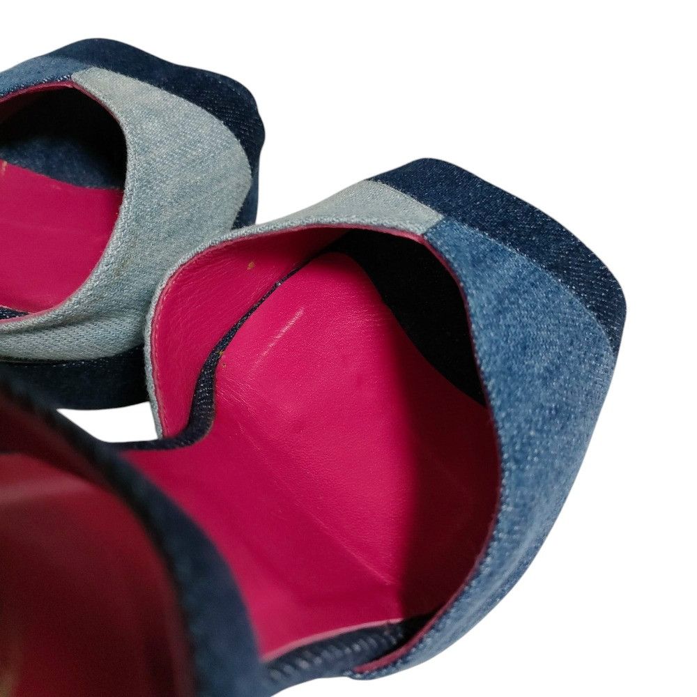 Roger Vivier Roger Vivier Roger Vivier Prismic Denim Platform Sandals Denim Shoes DUTY FREE for USA Size ONE SIZE - 9 Thumbnail