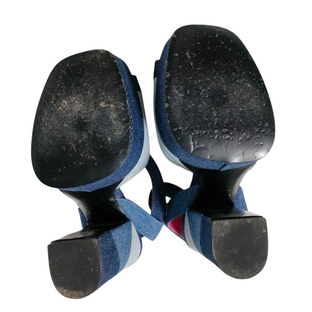 Roger Vivier Roger Vivier Roger Vivier Prismic Denim Platform Sandals Denim Shoes DUTY FREE for USA Size ONE SIZE - 10 Thumbnail