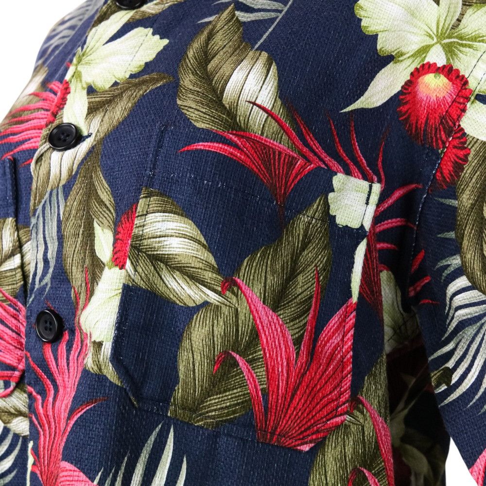 Other Other Engineered Garments DAYTON Hawaiian Floral Shirt Cotton Tops DUTY FREE for USA Size ONE SIZE - 5 Thumbnail