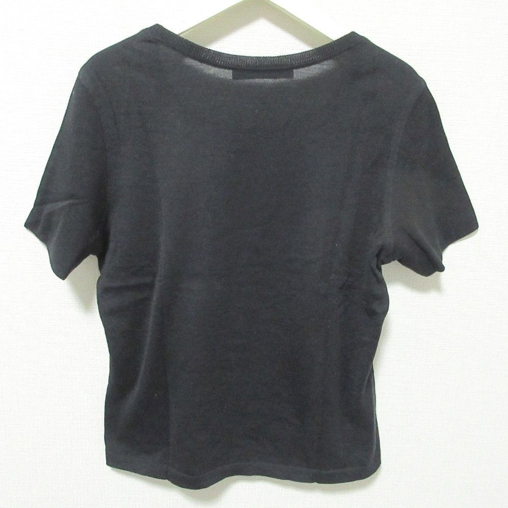 Other Other LEONARD Flower Print Knit Short Sleeve Summer Sweater Cotton Tops DUTY FREE for USA Size ONE SIZE - 2 Thumbnail