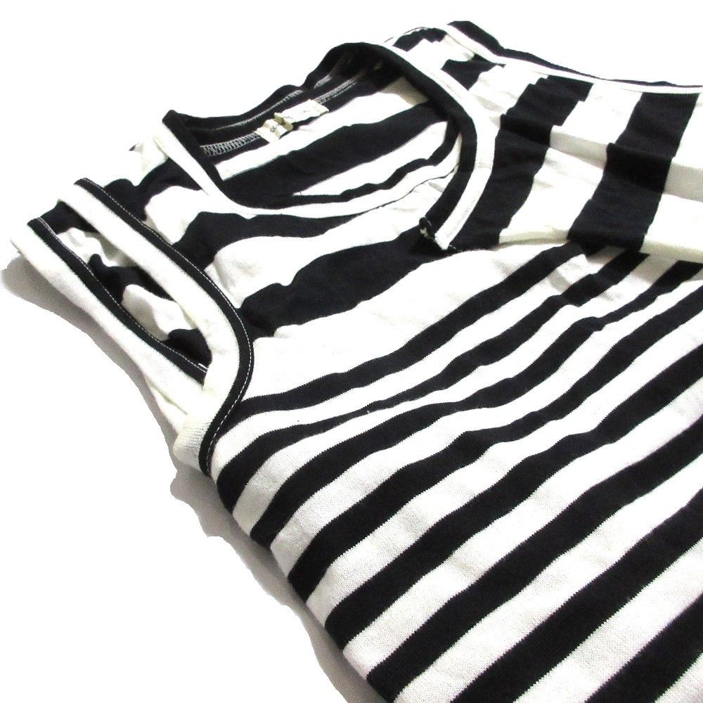Other Other COMME des GARCONS Border Sleeveless Top Cotton Tops DUTY FREE for USA Size ONE SIZE - 4 Thumbnail