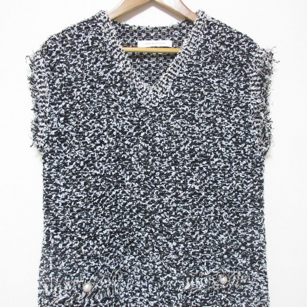 Other Other ESTNATION Yonetomi Sleeveless Tweed Dress Others Dresses DUTY FREE for USA Size ONE SIZE - 3 Thumbnail