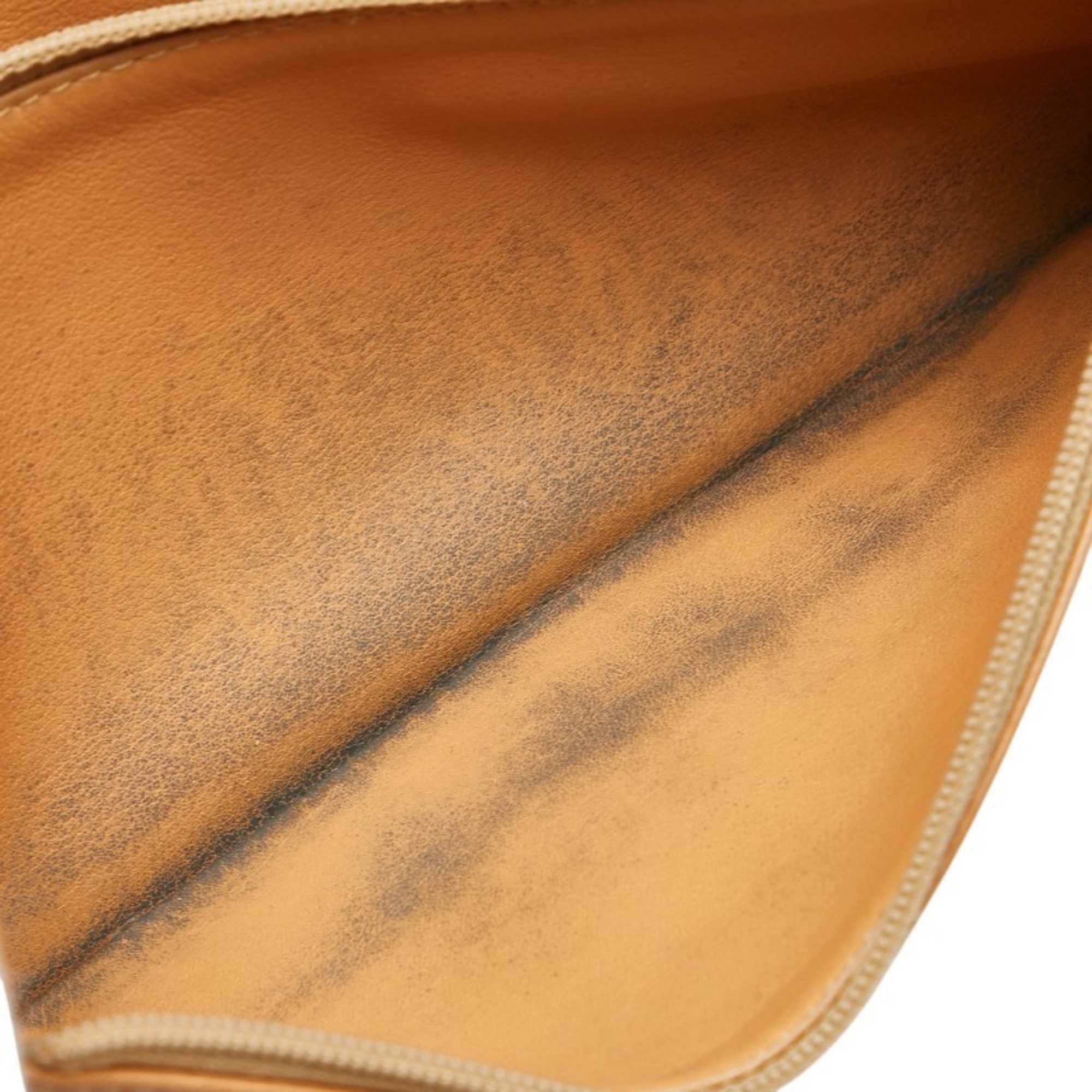 LOEWE Anagram Long Wallet in Beige Leather and Suede for Women