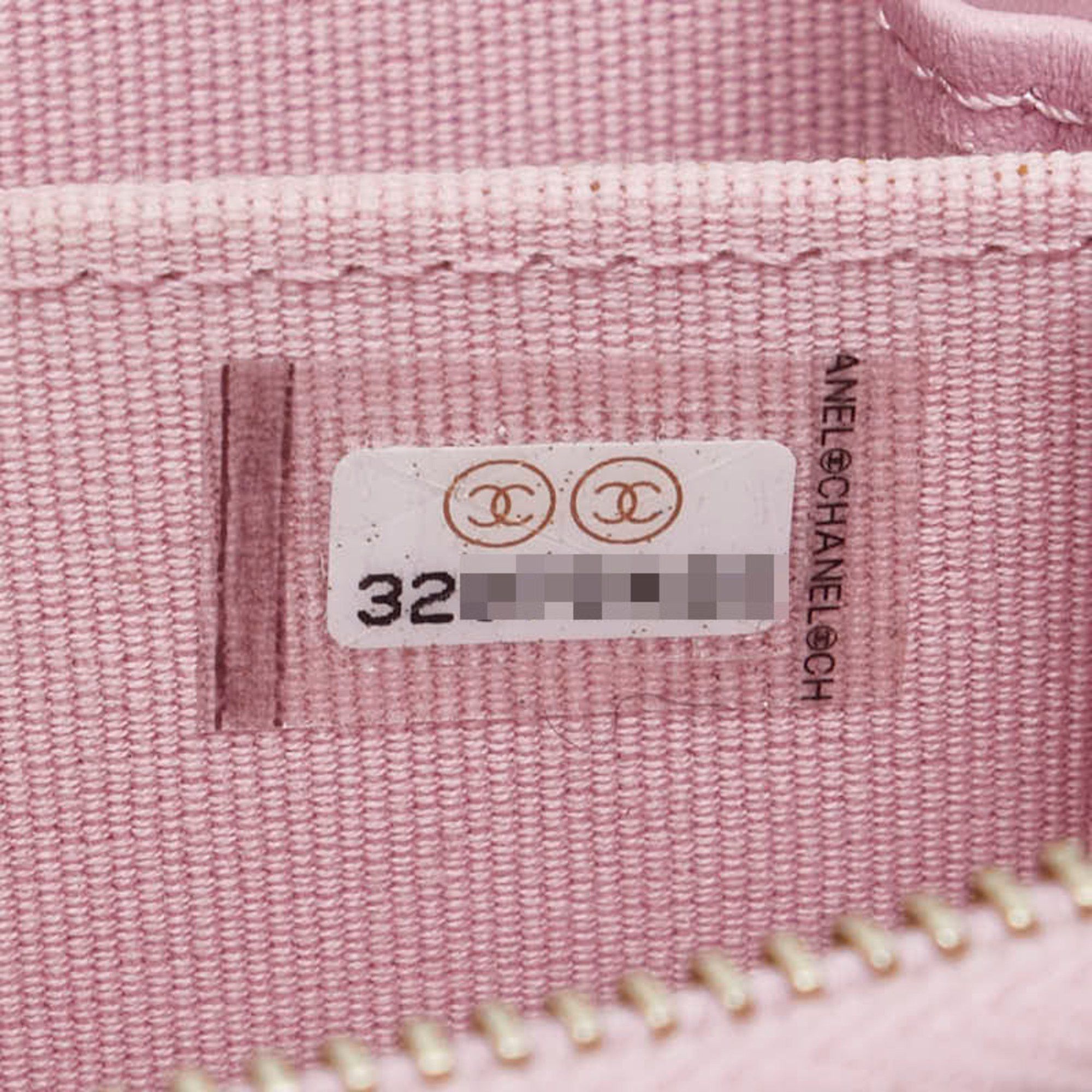 Chanel CHANEL Matelasse Chanel 19 Coco Mark Wallet/Coin Case AP2701 Pink Lambskin Women's Size ONE SIZE - 8 Thumbnail