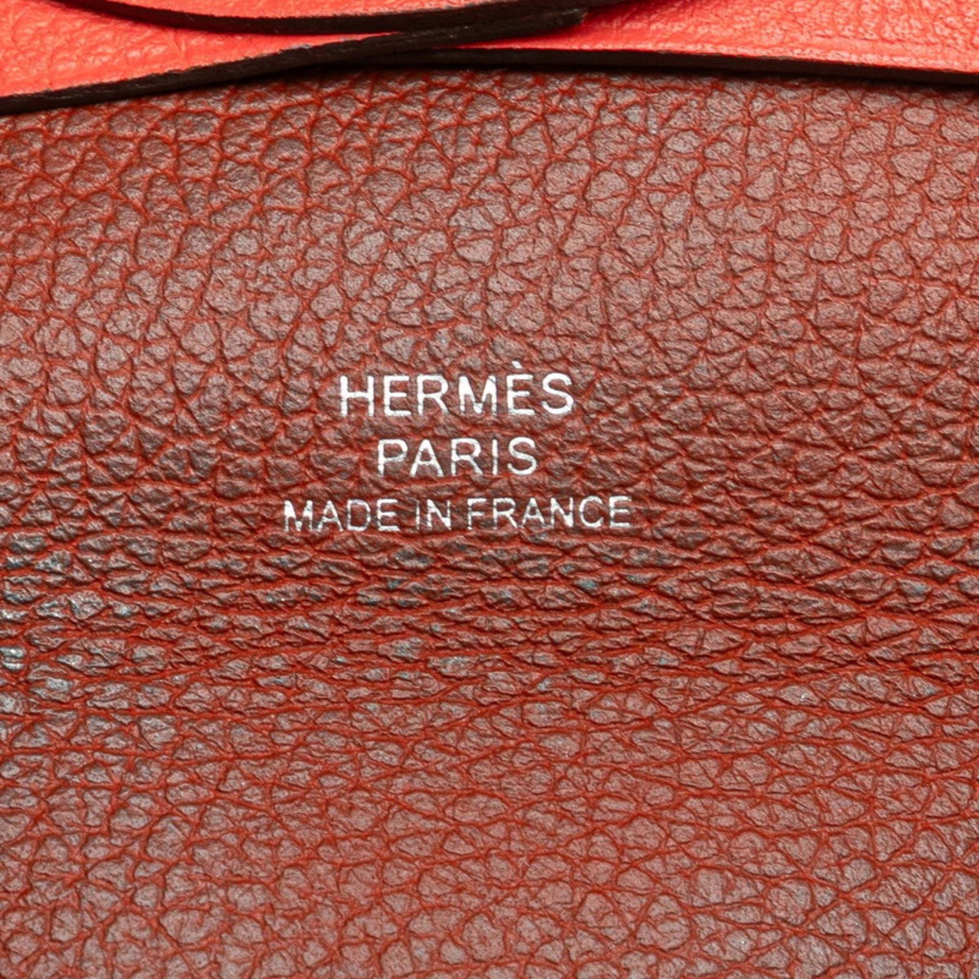 Hermes Hermès Bastia Verso Wallet/Coin Purse, Pink Chevre, Women's, HERMES Size ONE SIZE - 9 Thumbnail