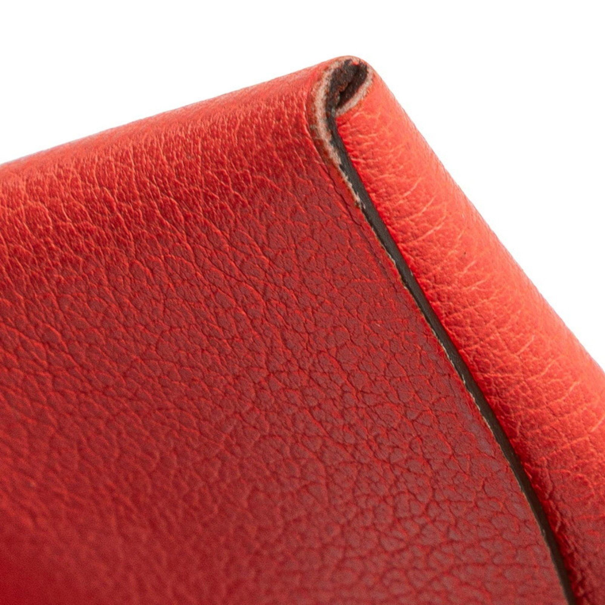 Hermes Hermès Bastia Verso Wallet/Coin Purse, Pink Chevre, Women's, HERMES Size ONE SIZE - 5 Thumbnail