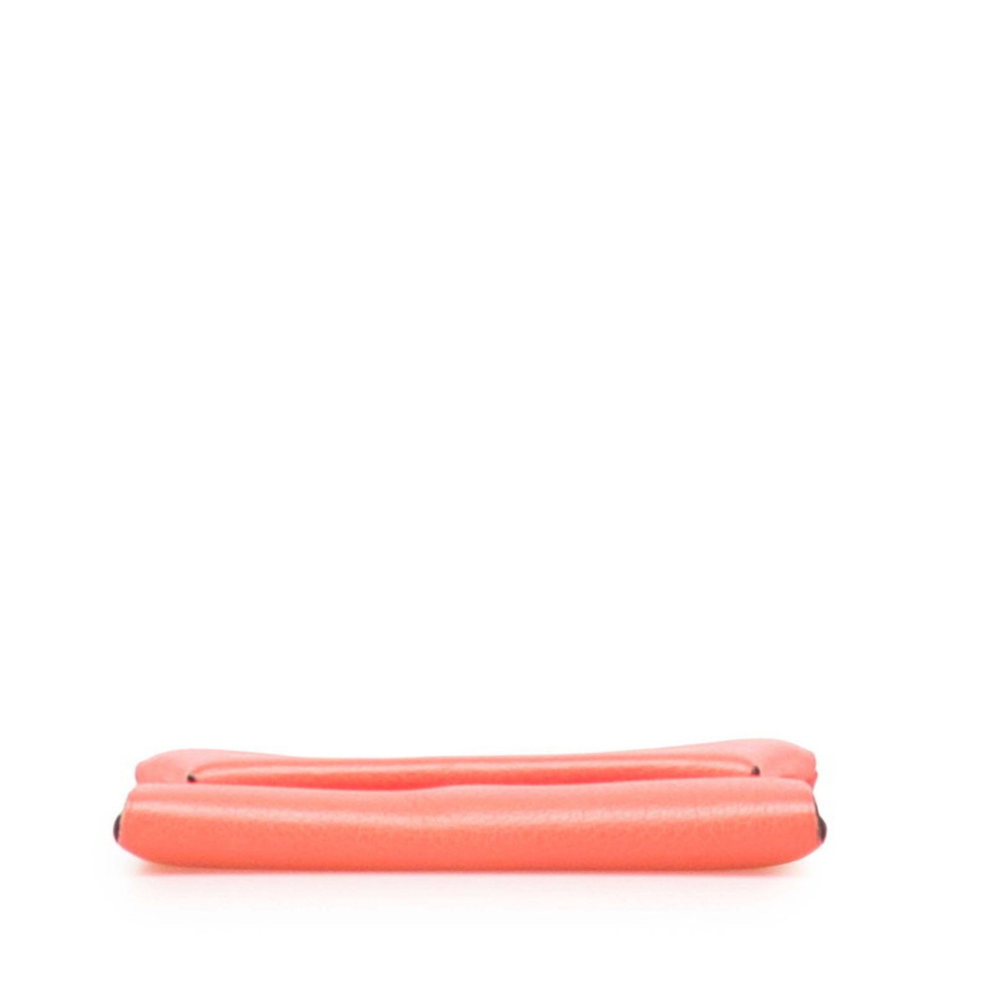Hermes Hermès Bastia Verso Wallet/Coin Purse, Pink Chevre, Women's, HERMES Size ONE SIZE - 3 Thumbnail